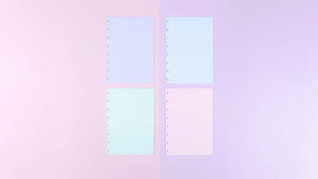 Refil para Caderno Inteligente Médio Candy Colors 90 Gramas 40 Folhas