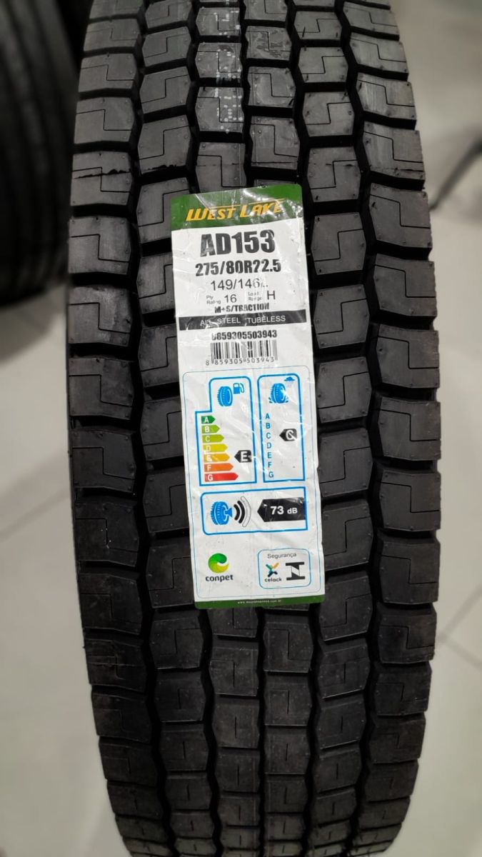 PNEU 275/80R22.5  16PR149/146L TL AD153 BORRACHUDO TRAYDE