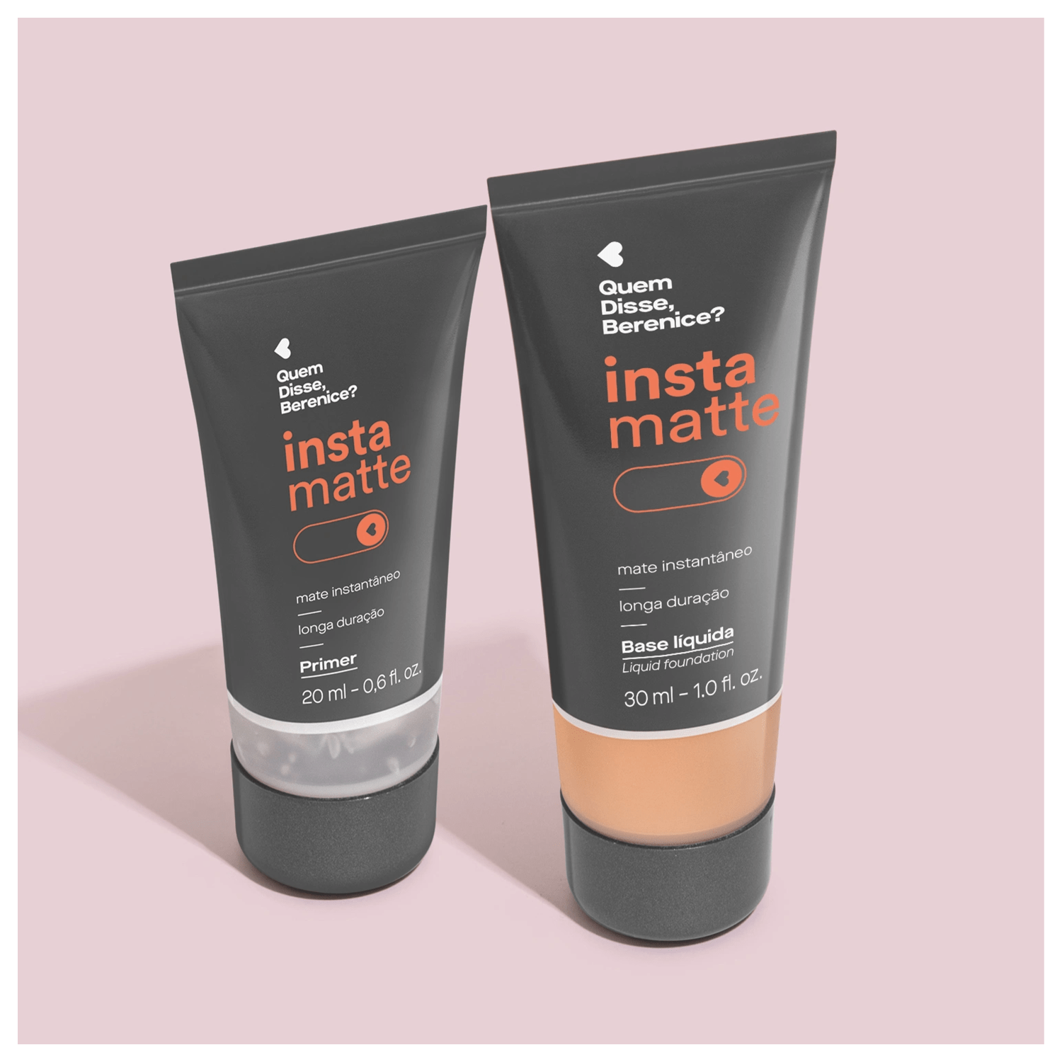 Kit Quem Disse, Berenice? Instamatte Primer + Base Líquida 185F (2 Produtos)