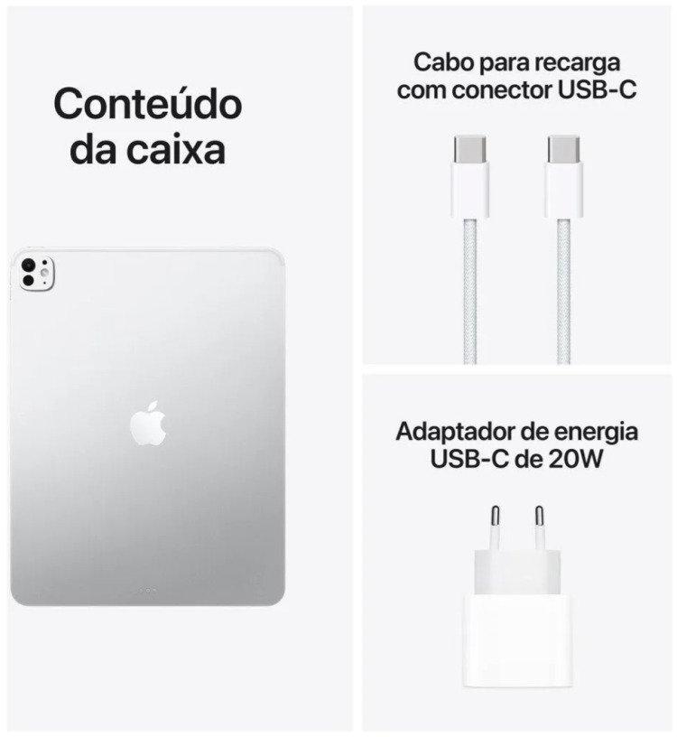 Apple Ipad Pro M5 13 Polegadas Wi-Fi Celular 256 GB Silver