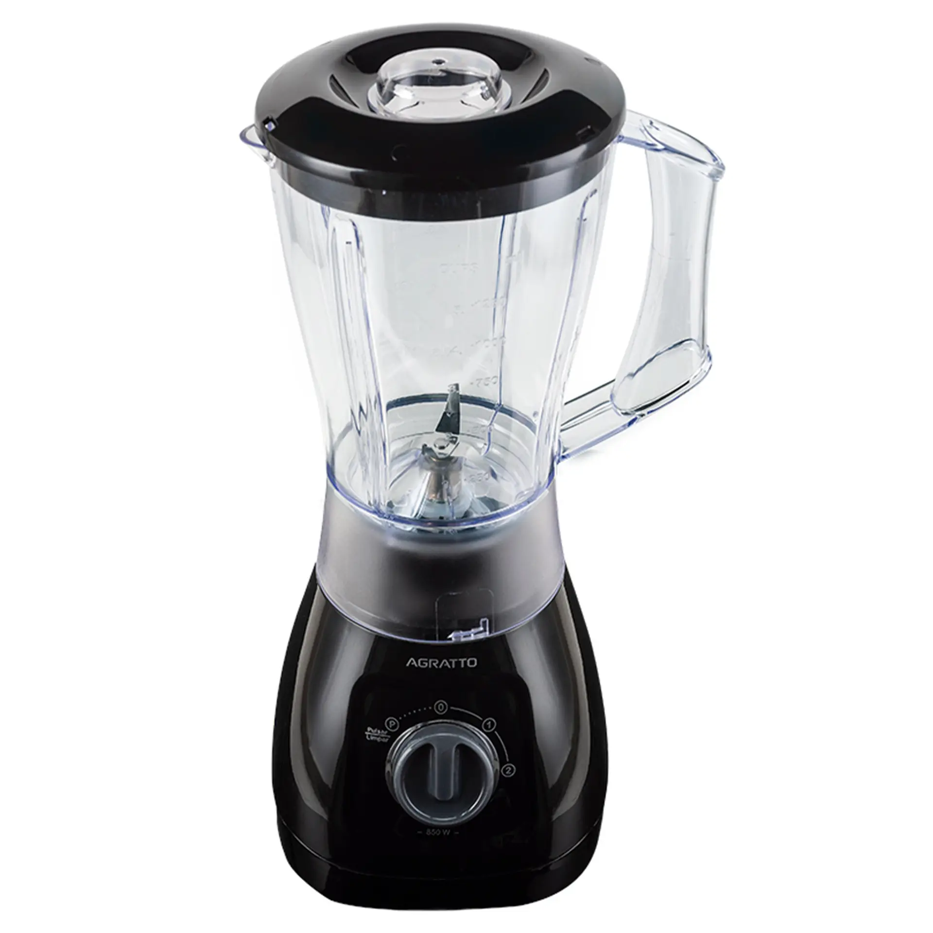 Liquidificador Agratto Forza 1,5L 2 Velocidades 850W LQLF PR - Preto - 220 Volts