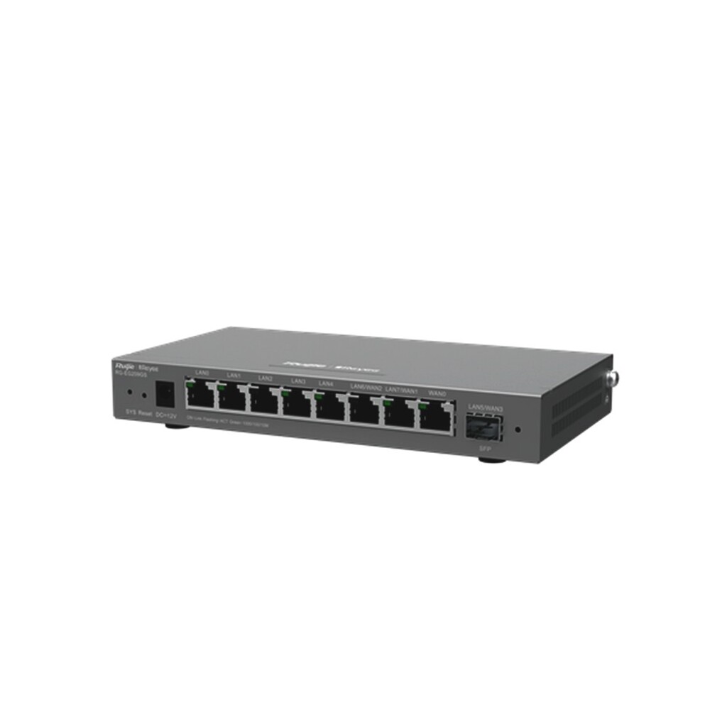 Roteador VPN Multi-Wan Ruijie | Reyee RG-EG209GS 8 Portas Gigabit + 1 SFP 136135
