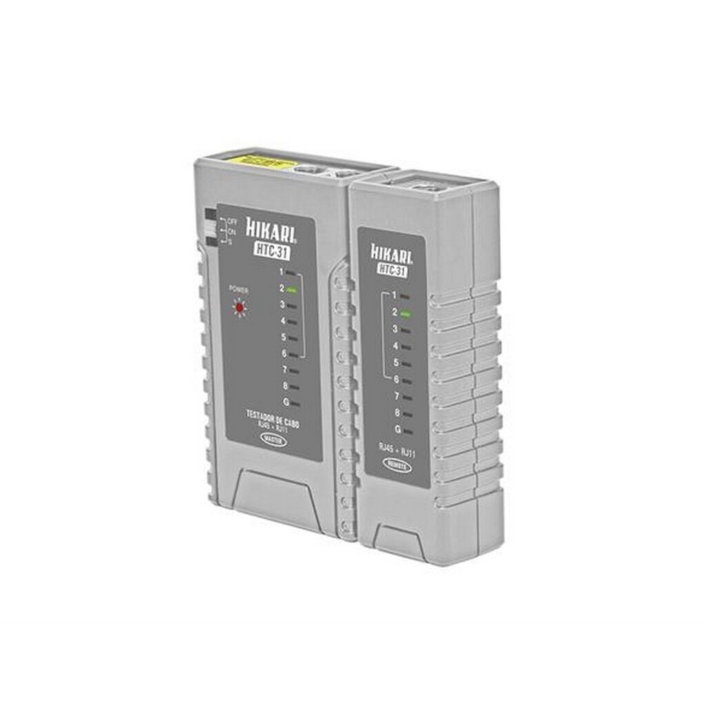 Testador para Cabo de Rede RJ11/RJ45 HIKARI - HTC-31 - 211539