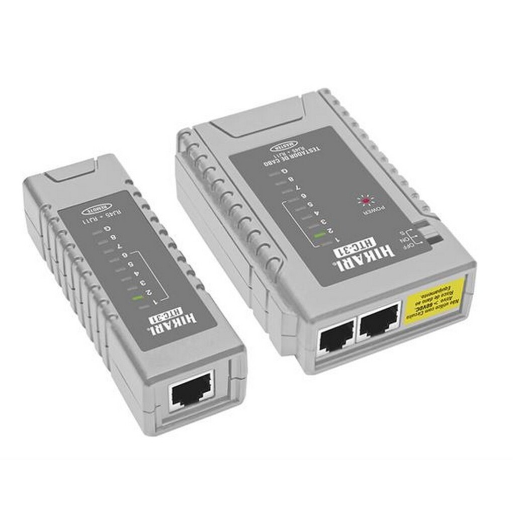 Testador para Cabo de Rede RJ11/RJ45 HIKARI - HTC-31 - 211539