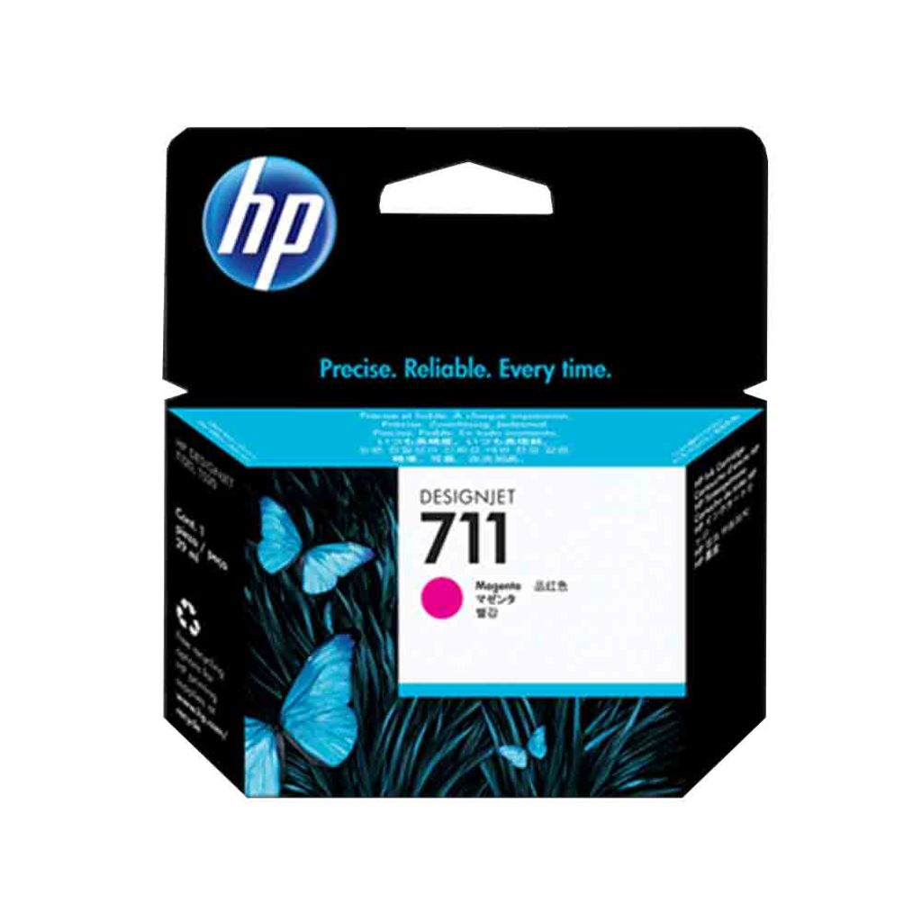 Cartucho de Tinta HP 711 Magenta Original - CZ131A - 29 ml para T520, T120, T130