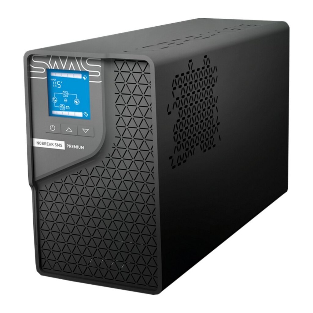 No-Break Senoidal SMS Premium 1.5 KVA Entrada Bivolt e Saída Bivolt Wi-Fi 2 Baterias - com Conexão para Bateria Externa - 29501