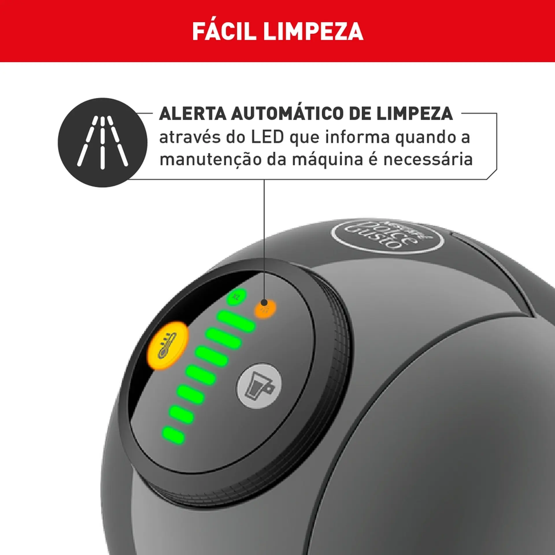 Cafeteira Expresso Arno Dolce Gusto Genio S Basic Multibebidas Digital DGS5 - Grafite - 110 Volts