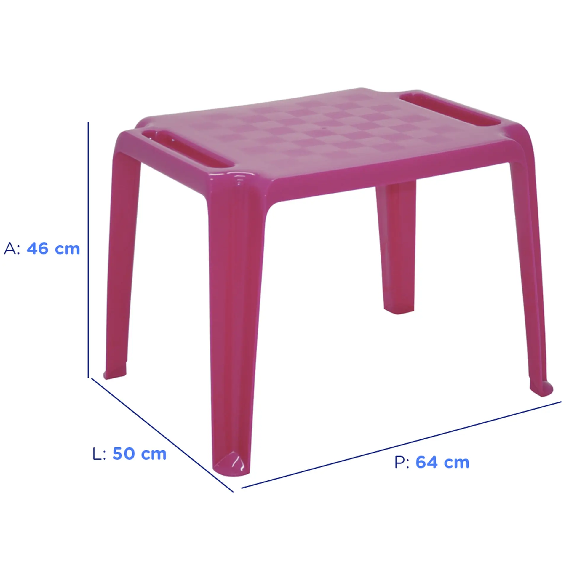 Mesa Infantil Tramontina Dona Chica - Rosa