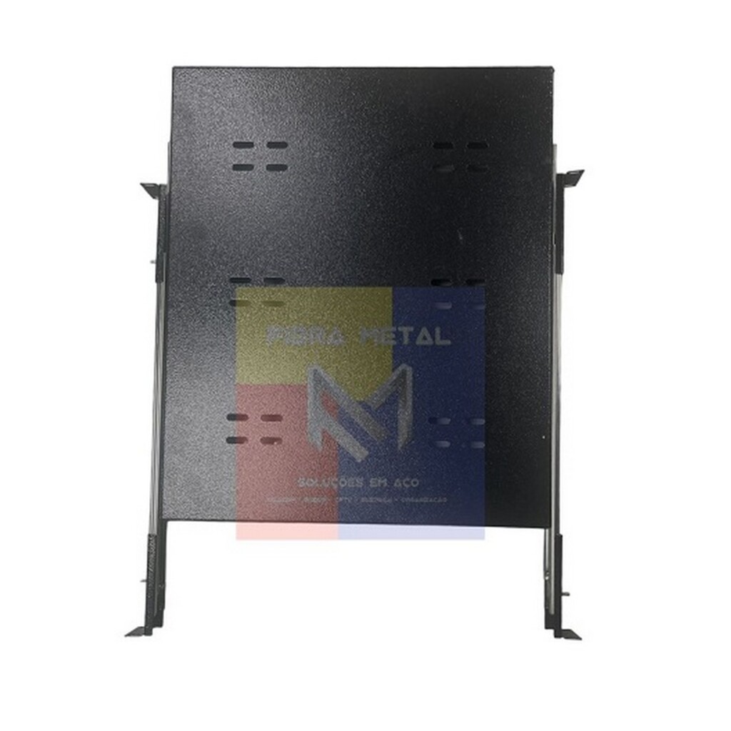 Bandeja Móvel para Rack 1U 19Pol 500mm Fibra Metal - BM500