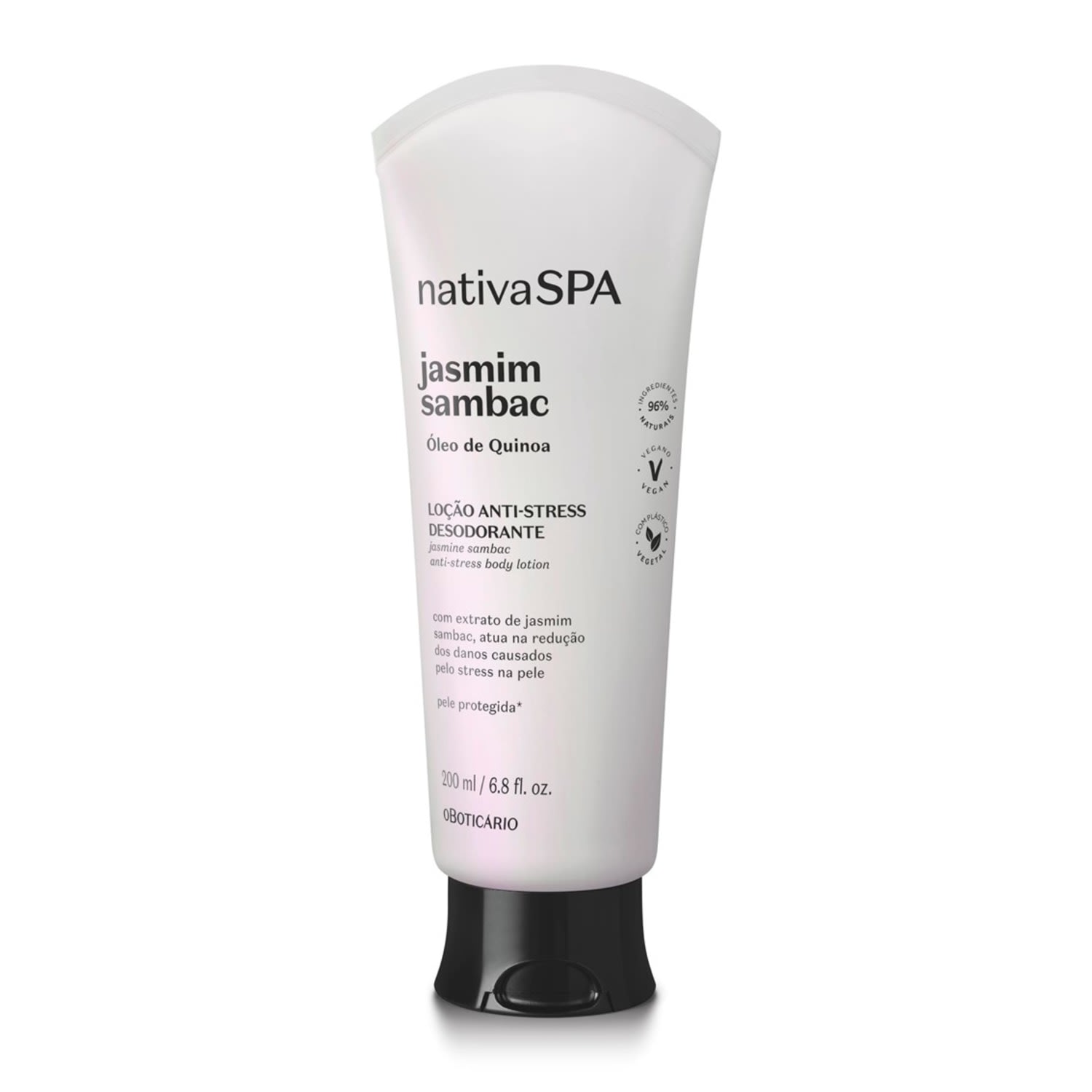 Loção Hidratante Desodorante Corporal Anti-stress Nativa SPA Jasmim Sambac 200ml