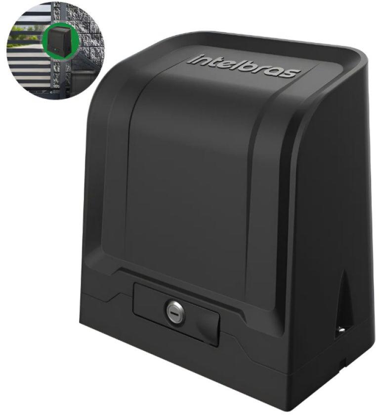 INSTALAÇÃO INCLUSA Automatizador Portão Deslizantes Intelbras DR 400 110V