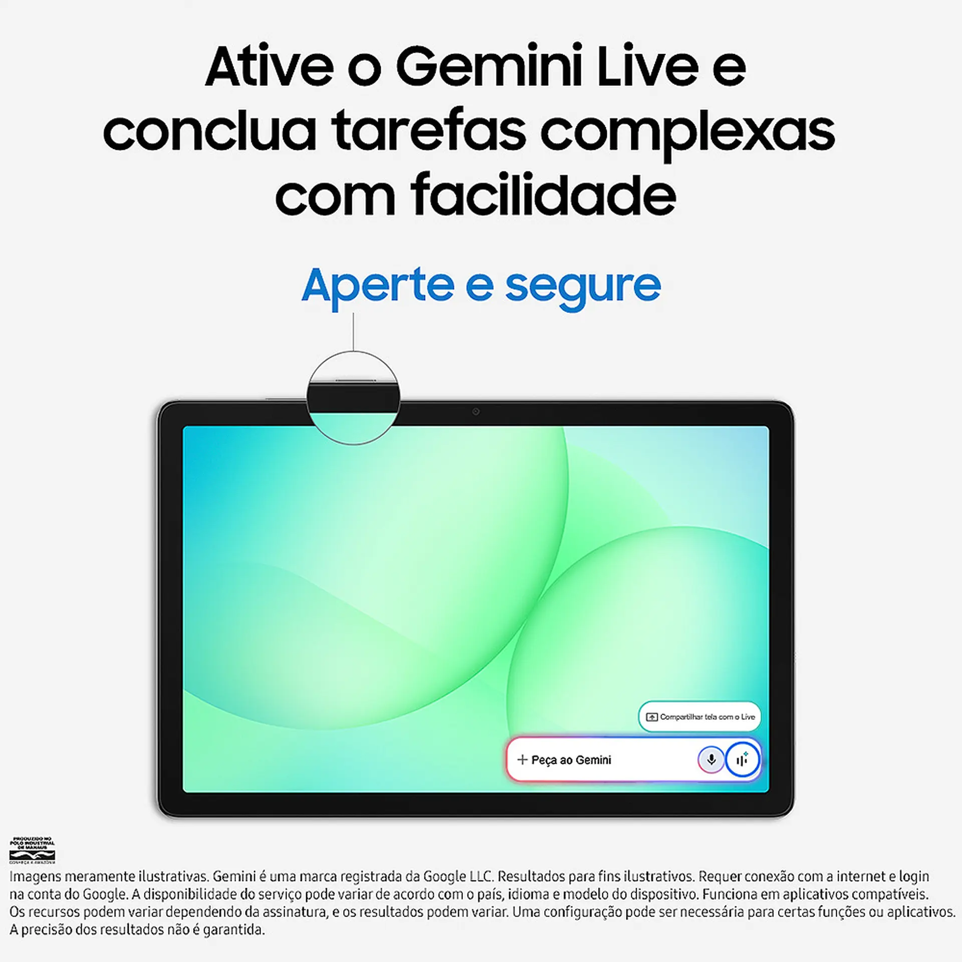 Tablet Samsung Tab A11+ 11" 128GB 6GB Octa-Core Android SM-X230NZAAZTO - Cinza - Bivolt