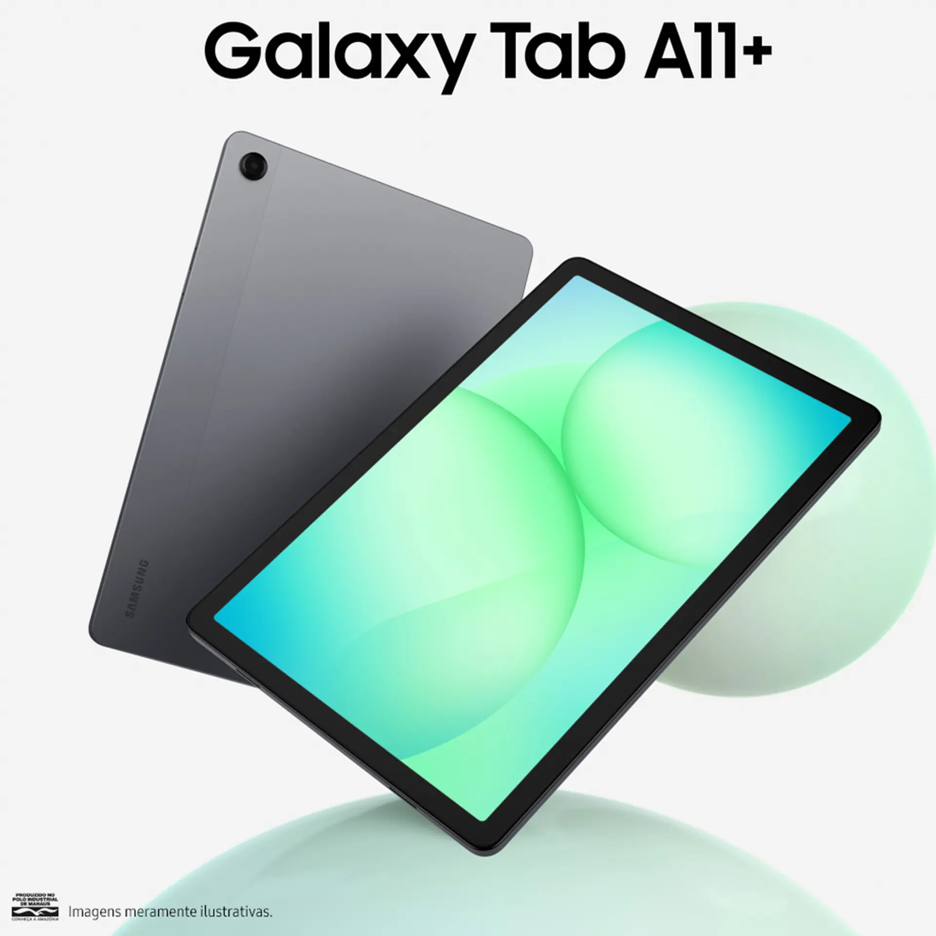Tablet Samsung Tab A11+ 11" 128GB 6GB Octa-Core Android SM-X230NZAAZTO - Cinza - Bivolt