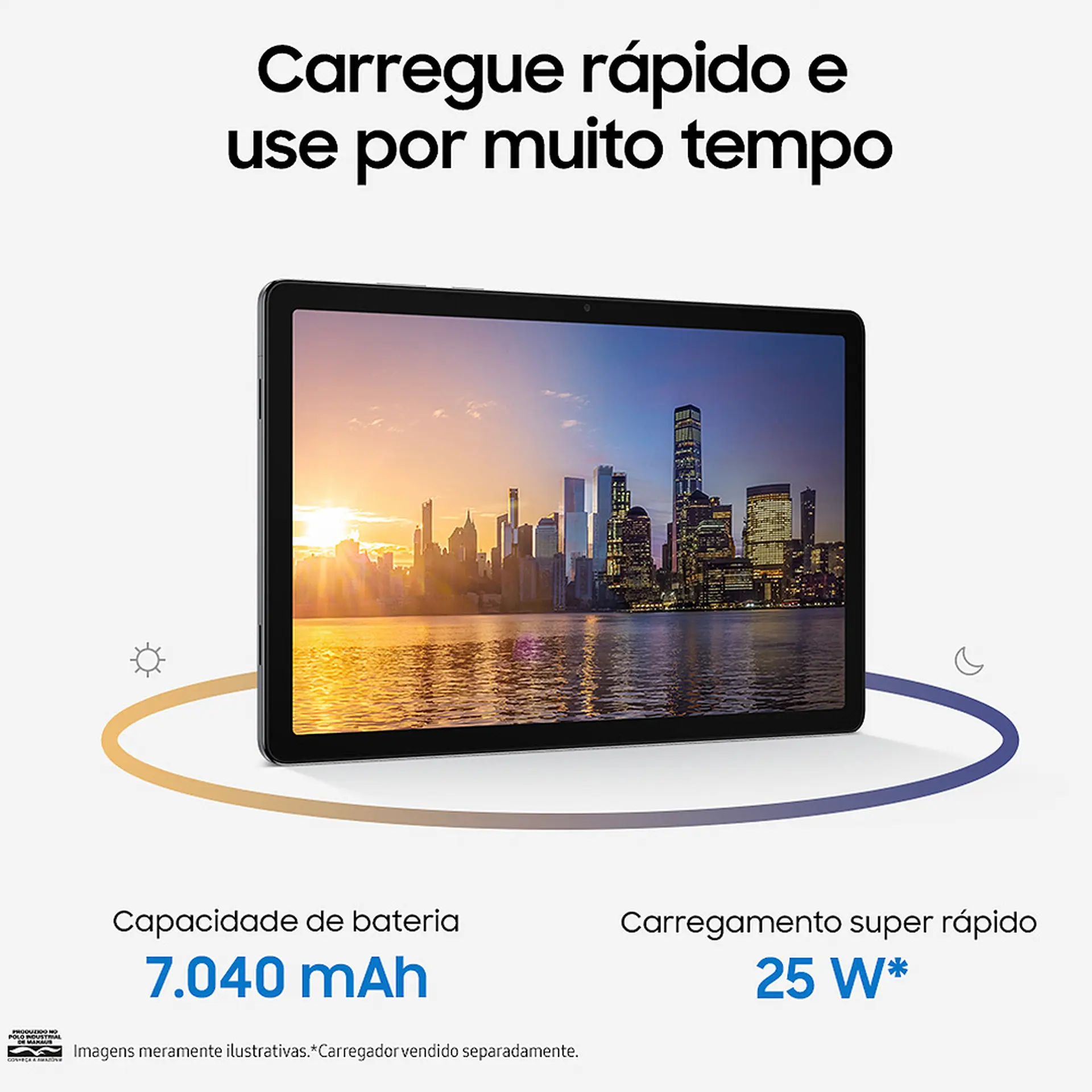 Tablet Samsung Tab A11+ 11" 128GB 6GB Octa-Core Android SM-X230NZAAZTO - Cinza - Bivolt