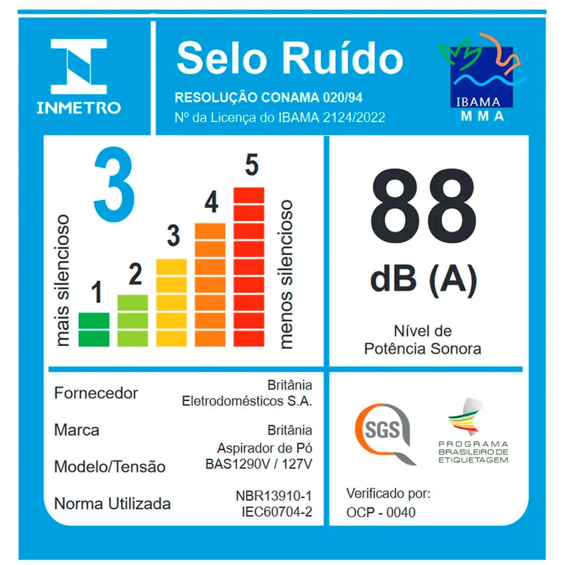 Aspirador de pó 2 em 1 Britânia 1250W 1L 2 Velocidade Filtro Hepa BAS1290/1295 - Vermelho - 110 Volts