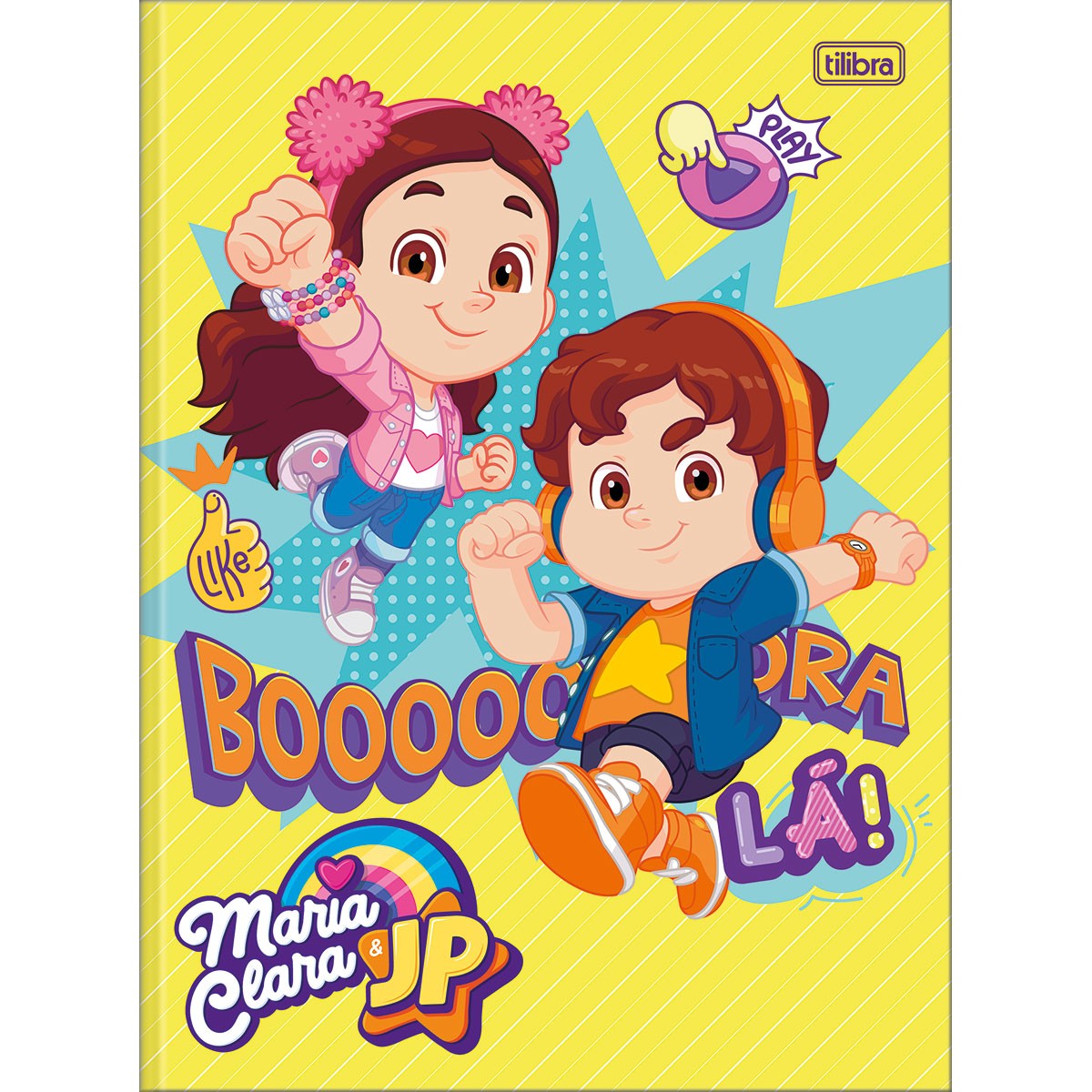 Caderno Brochura Tilibra Maria Clara Capa Dura 80 Folhas Sortido