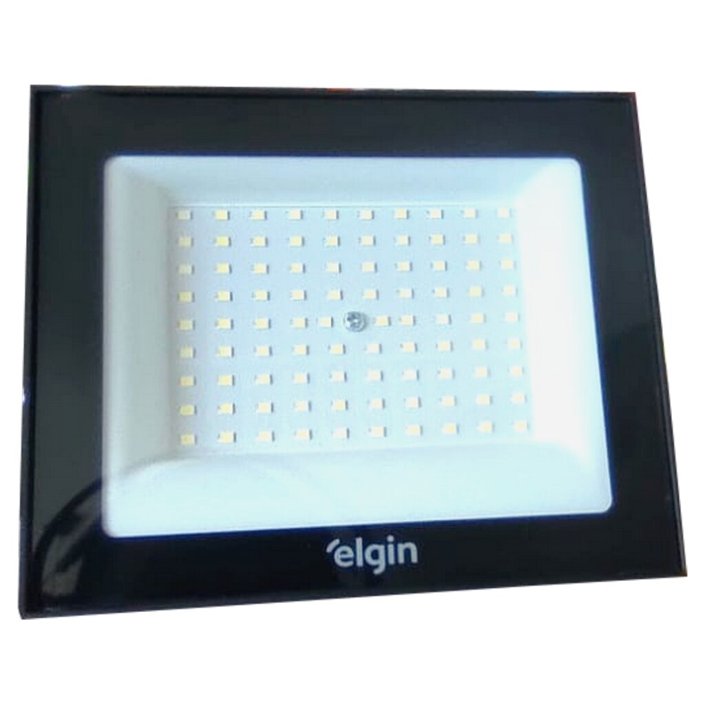 Refletor Led Elgin 100W 6500k 8.000 Lúmens Bivolt - 48RLED100HP0