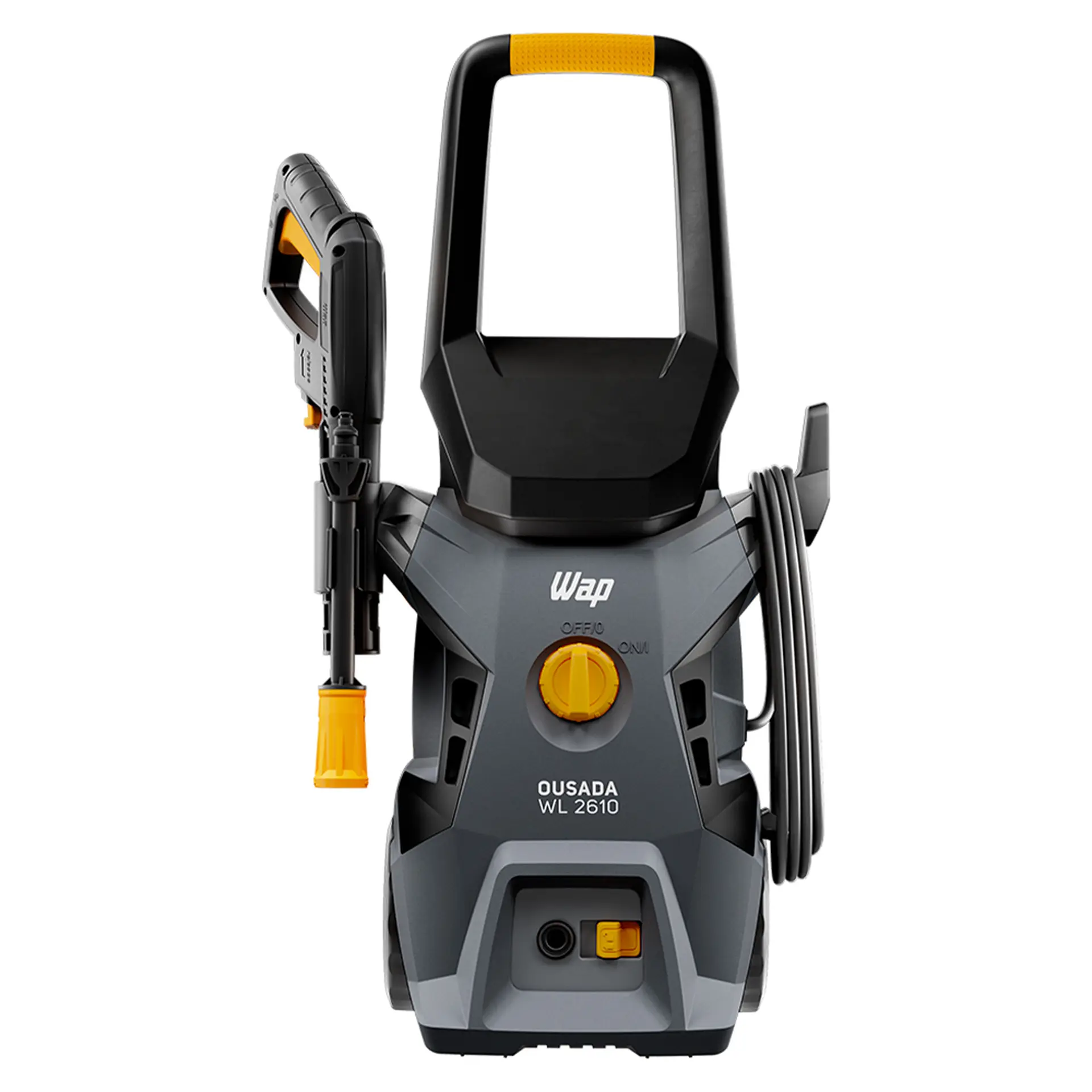 Lavadora de Alta Pressão Wap Ousada WL2610 1750PSI 1500W - Cinza/Amarelo - 110 Volts