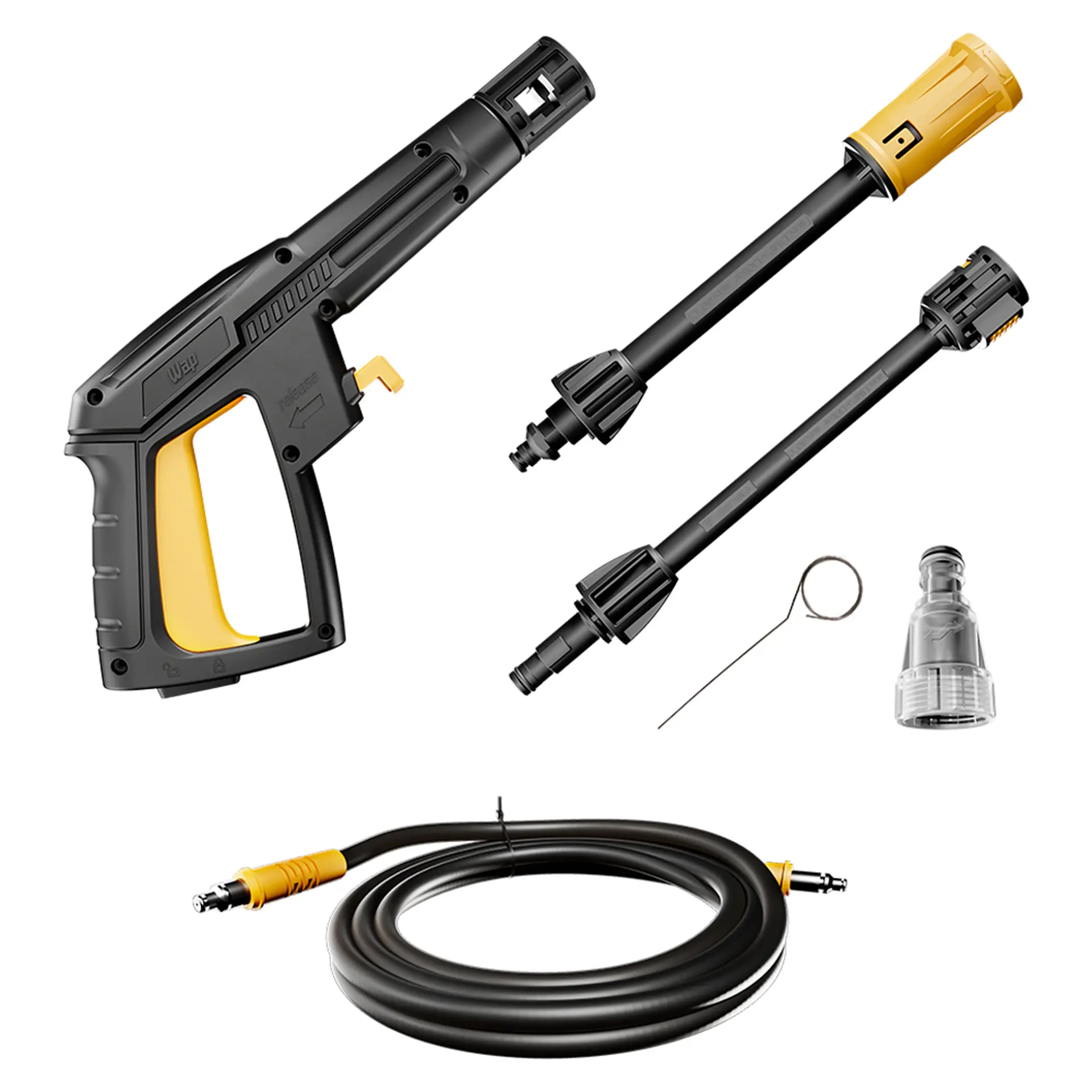 Lavadora de Alta Pressão Wap Ousada WL2610 1750PSI 1500W - Cinza/Amarelo - 110 Volts