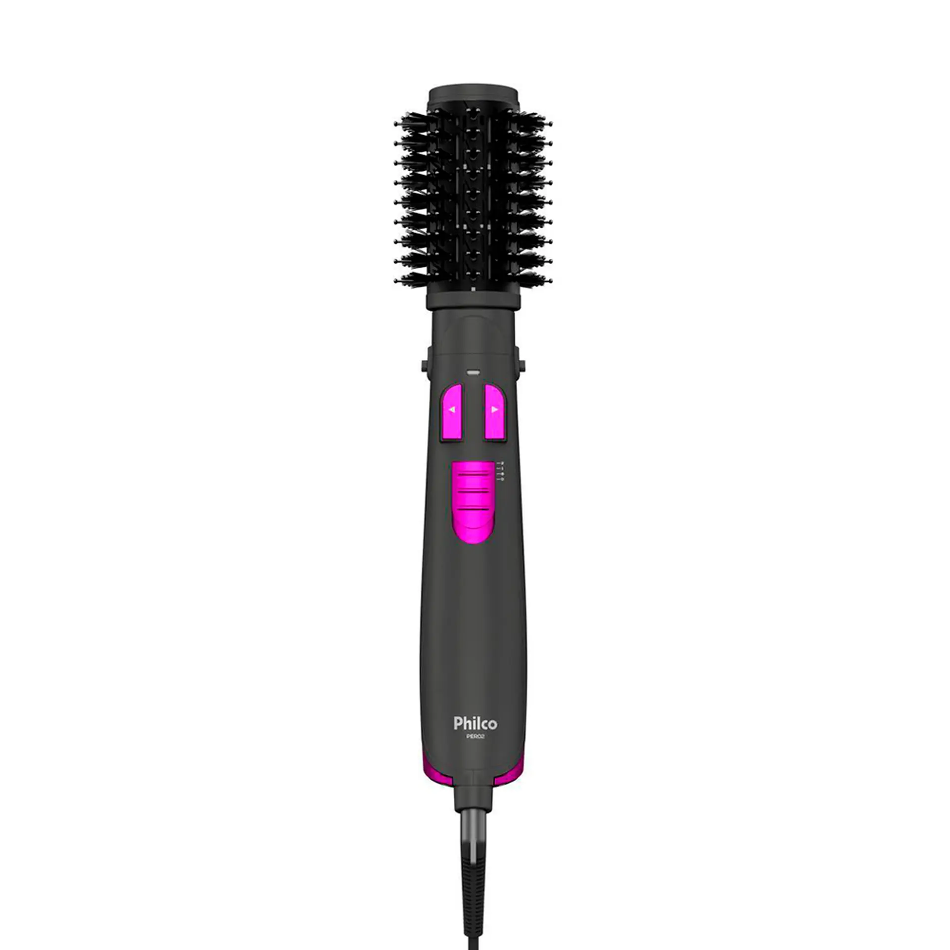 Escova Secadora Rotativa 2 em 1 Philco PER02 1300W - Cinza - Bivolt