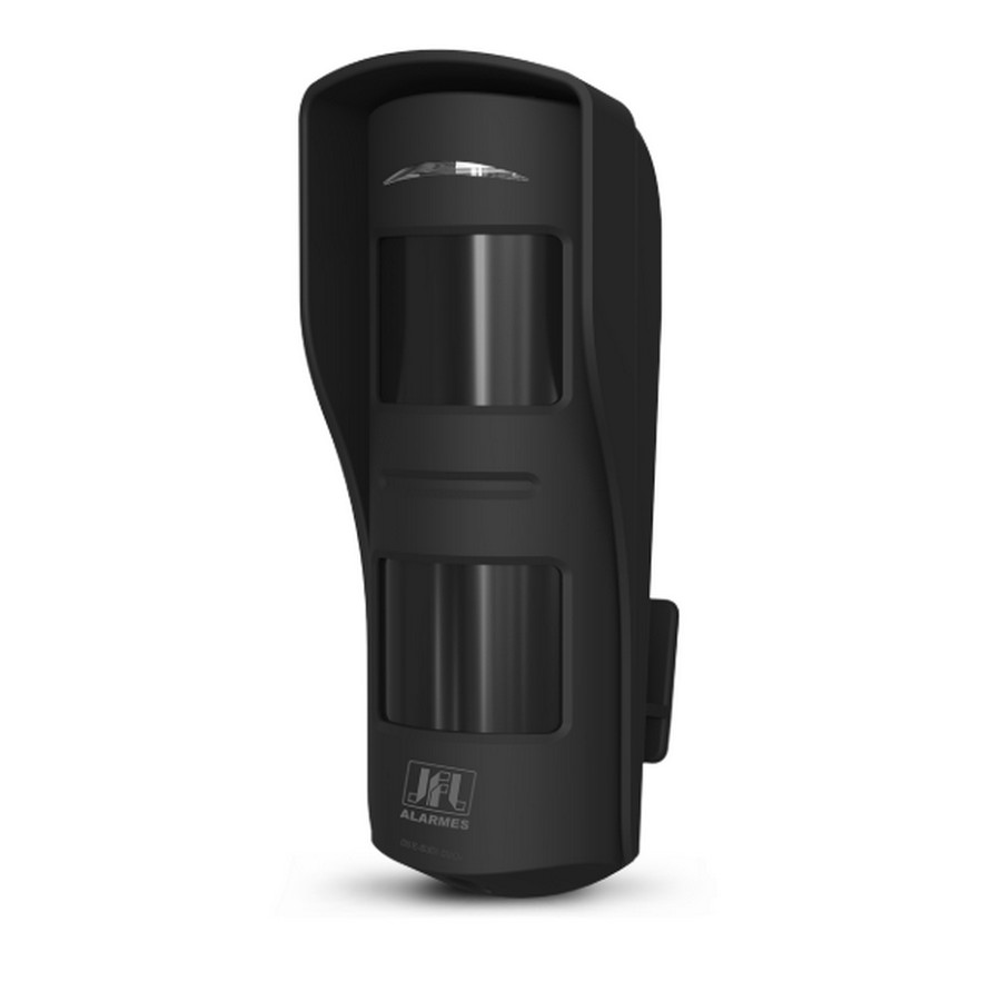 Sensor Infravermelho Passivo Sem Fio DUPLO PIR QUAD Função Pet Canal Micro-ondas Alcance 12m JFL DSE830i Duo+ Black