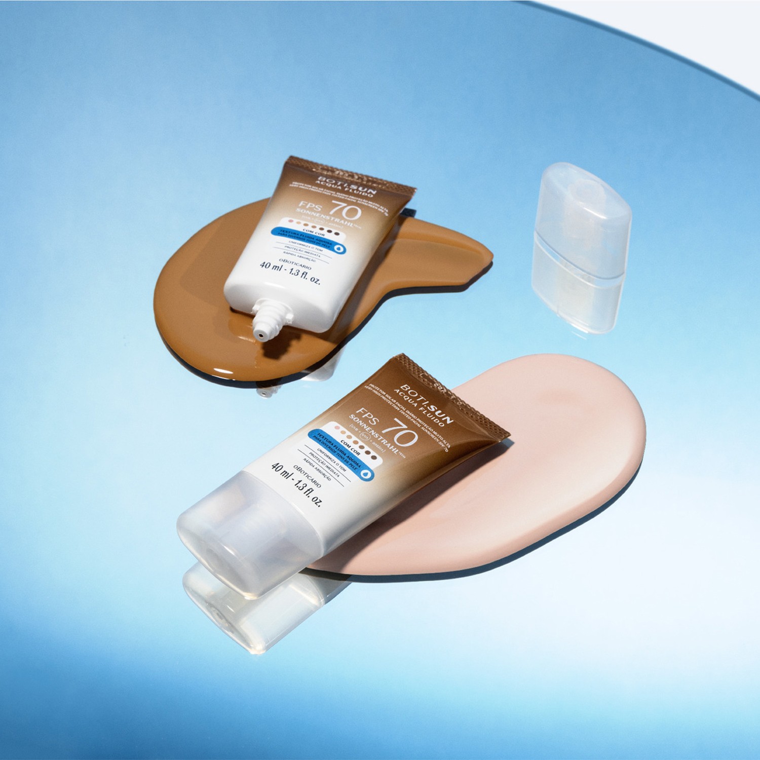 Protetor Solar Facial Com Cor FPS 70 Boti.Sun 4.5 40ml