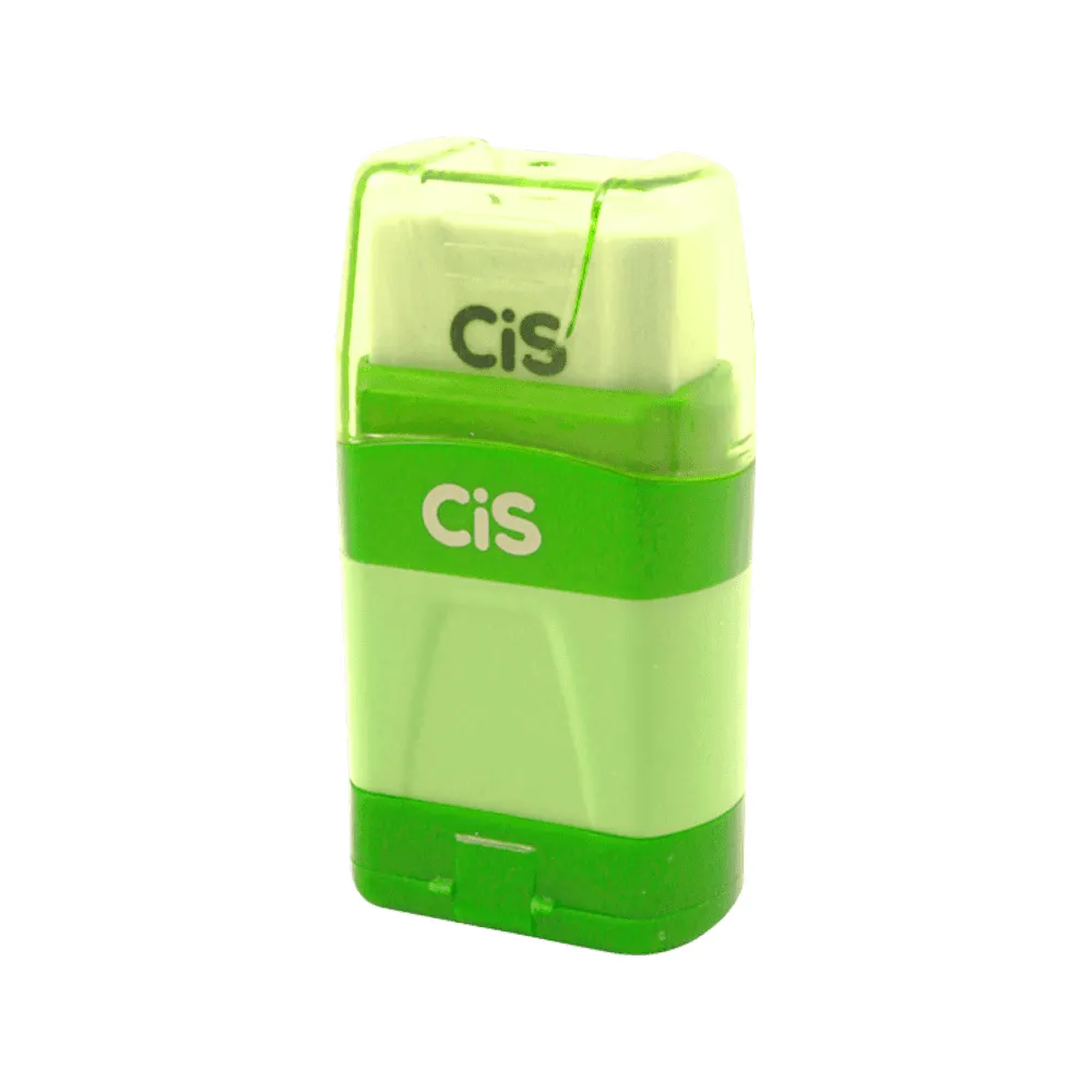 Apontador com Depósito CIS mais Borracha 480/12 Unidade Sortido