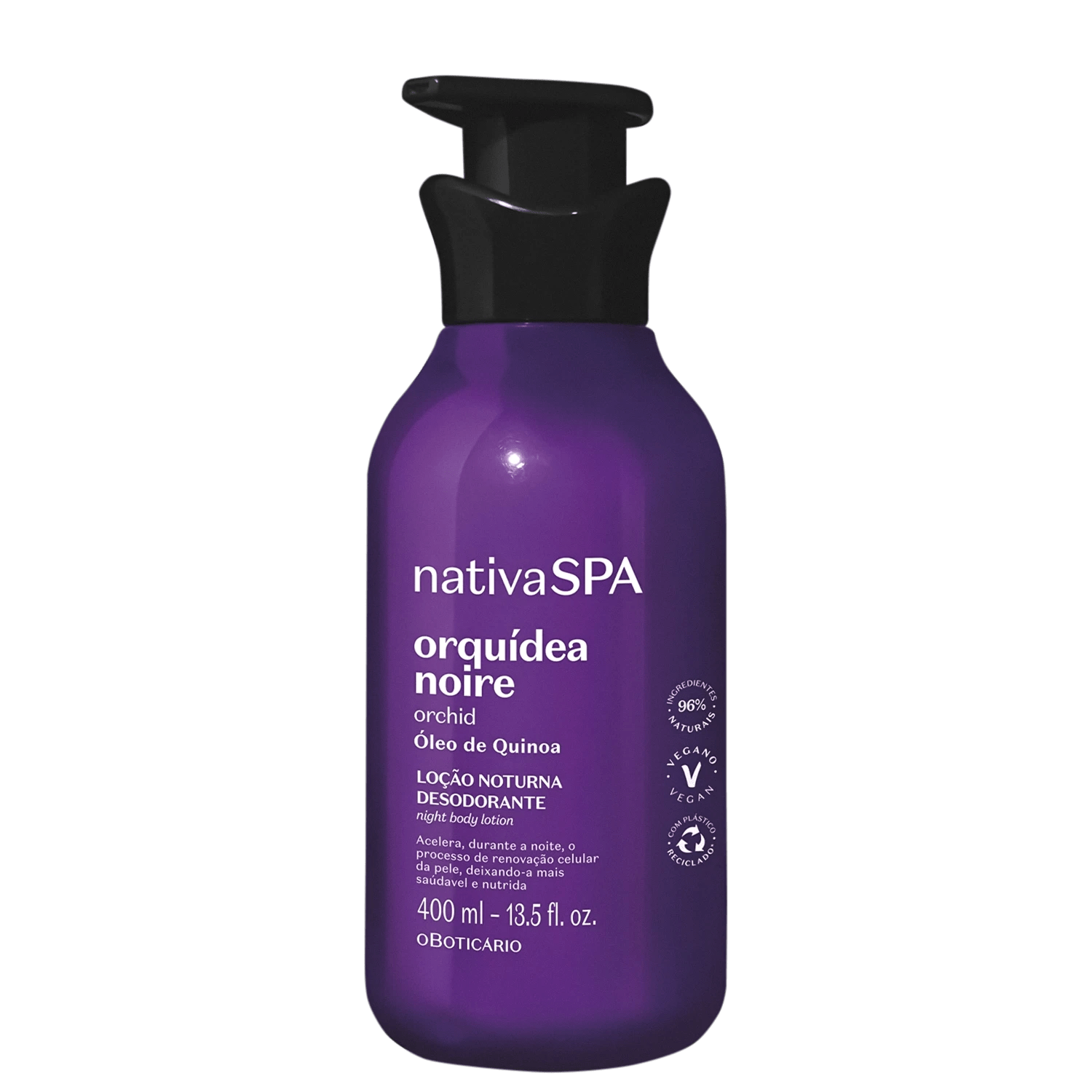 Combo Nativa Spa: Loção Corporal Orquídea Noire 400ml + Refil Ameixa Negra 350ml