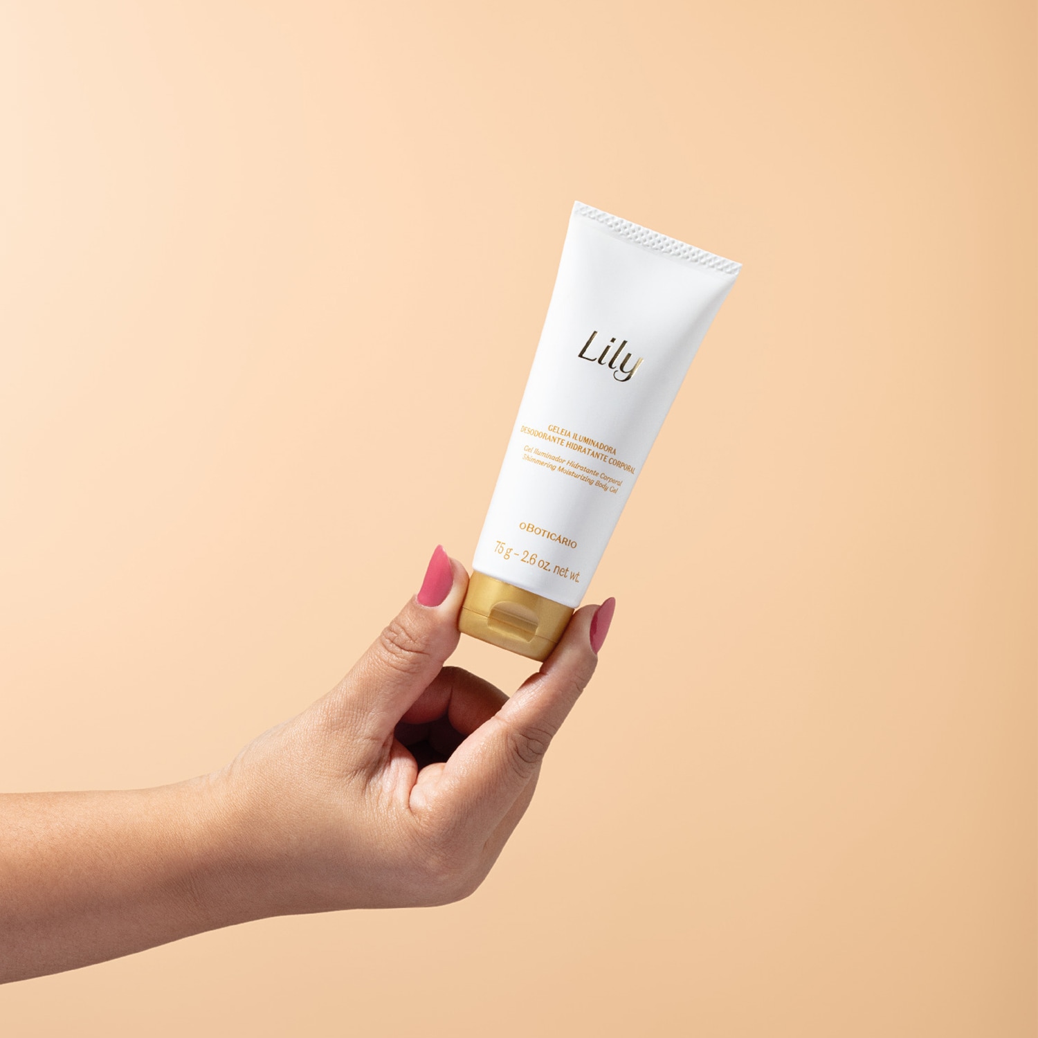 Geléia Iluminadora Desodorante Hidratante Corporal Lily 75g