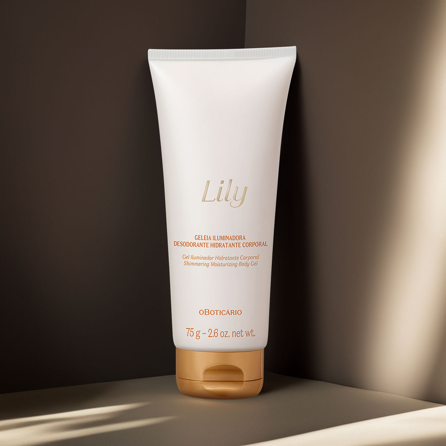 Geléia Iluminadora Desodorante Hidratante Corporal Lily 75g