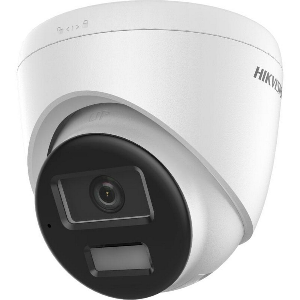 Câmera CFTV IP PoE DS2CD1323G2LIUFSL Dome 2MP IR 30m 2,8mm Hikvision Microfone embutido