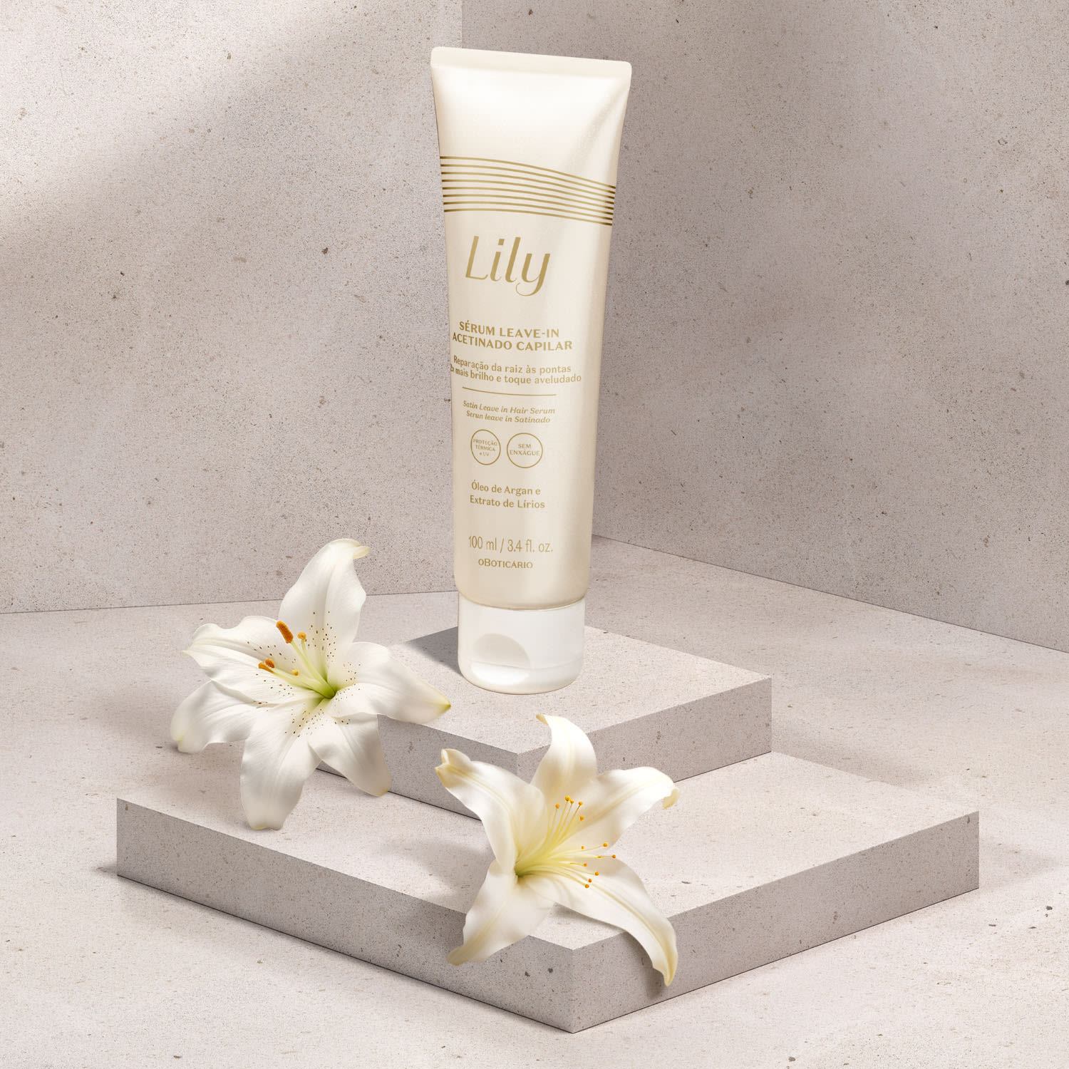 Sérum Leave-in Acetinado Capilar Lily 100ml