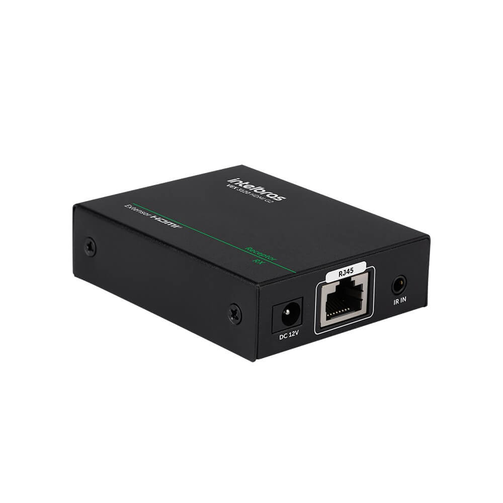 Extensor HDMI Infravermelho TX e RX VEX 3120 G2 4K Intelbras