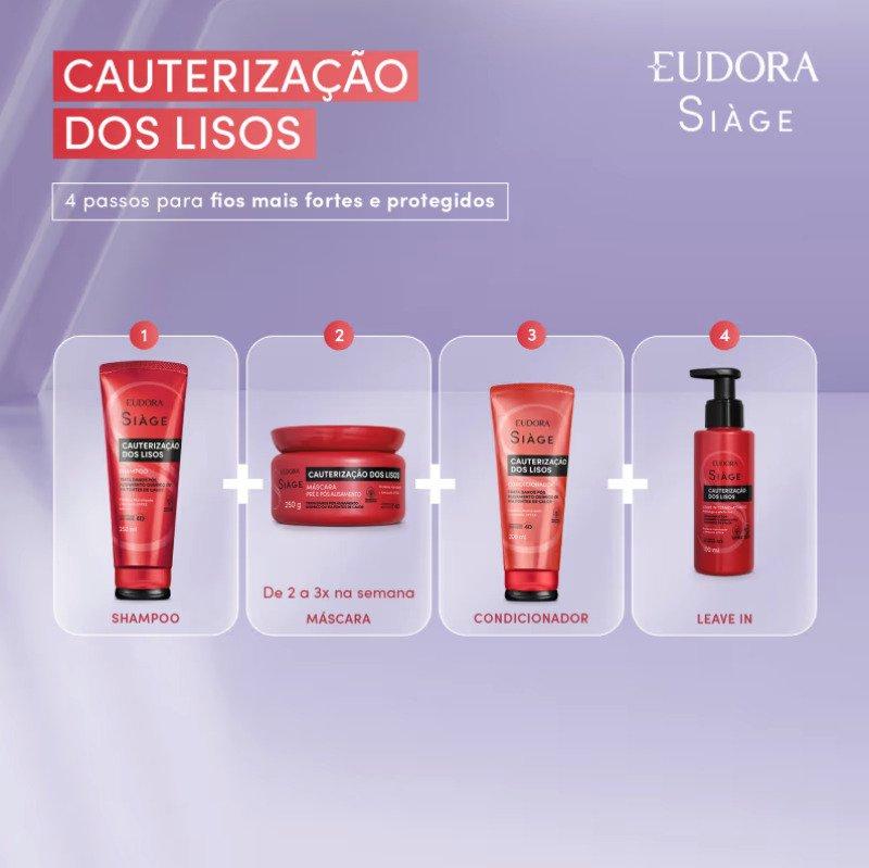 Leave-in Capilar Siàge Cauterização dos Lisos 100ml Eudora