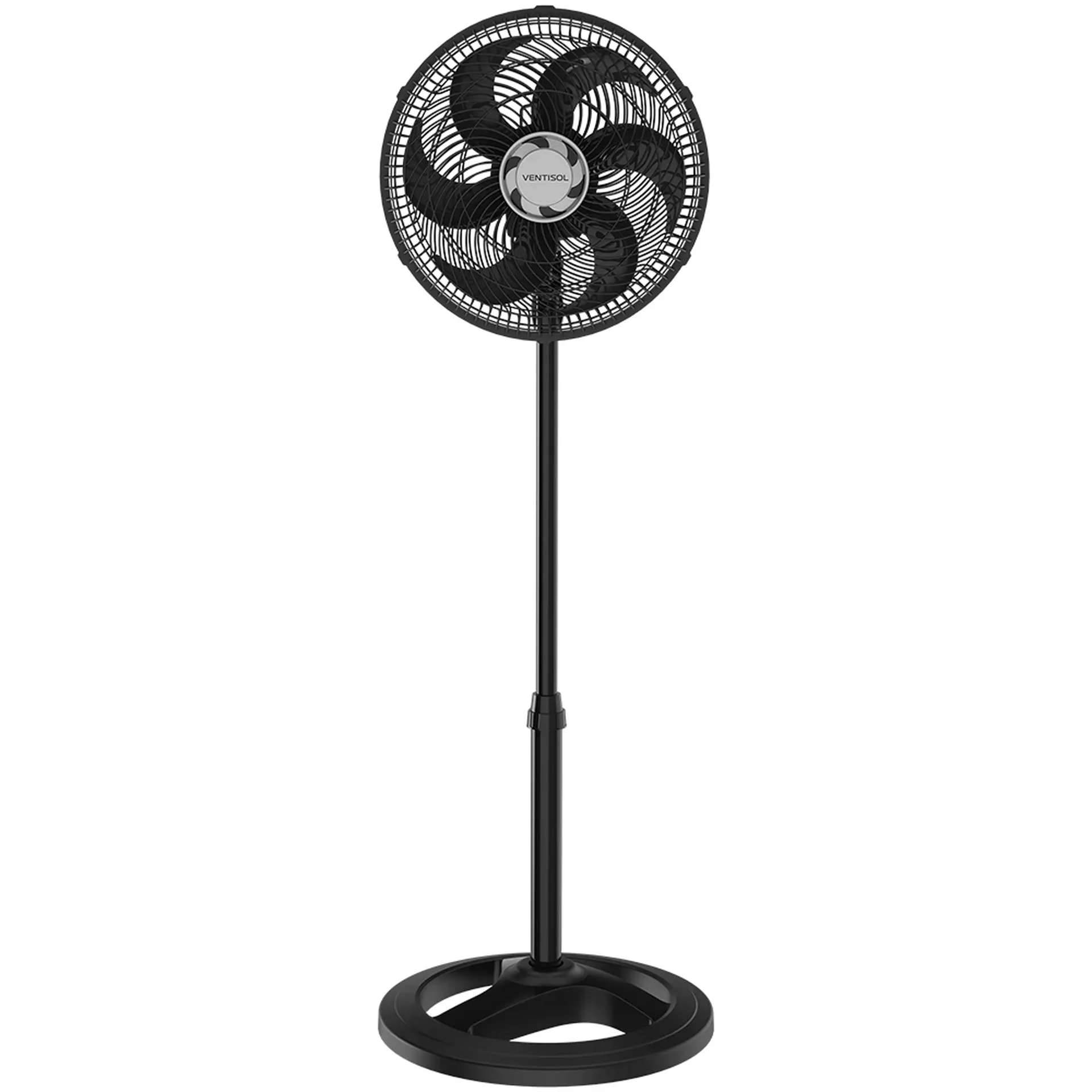 Ventilador de Coluna Ventisol Oscilante Turbo Premium 30cm 3 Velocidades - Preto - 220 Volts
