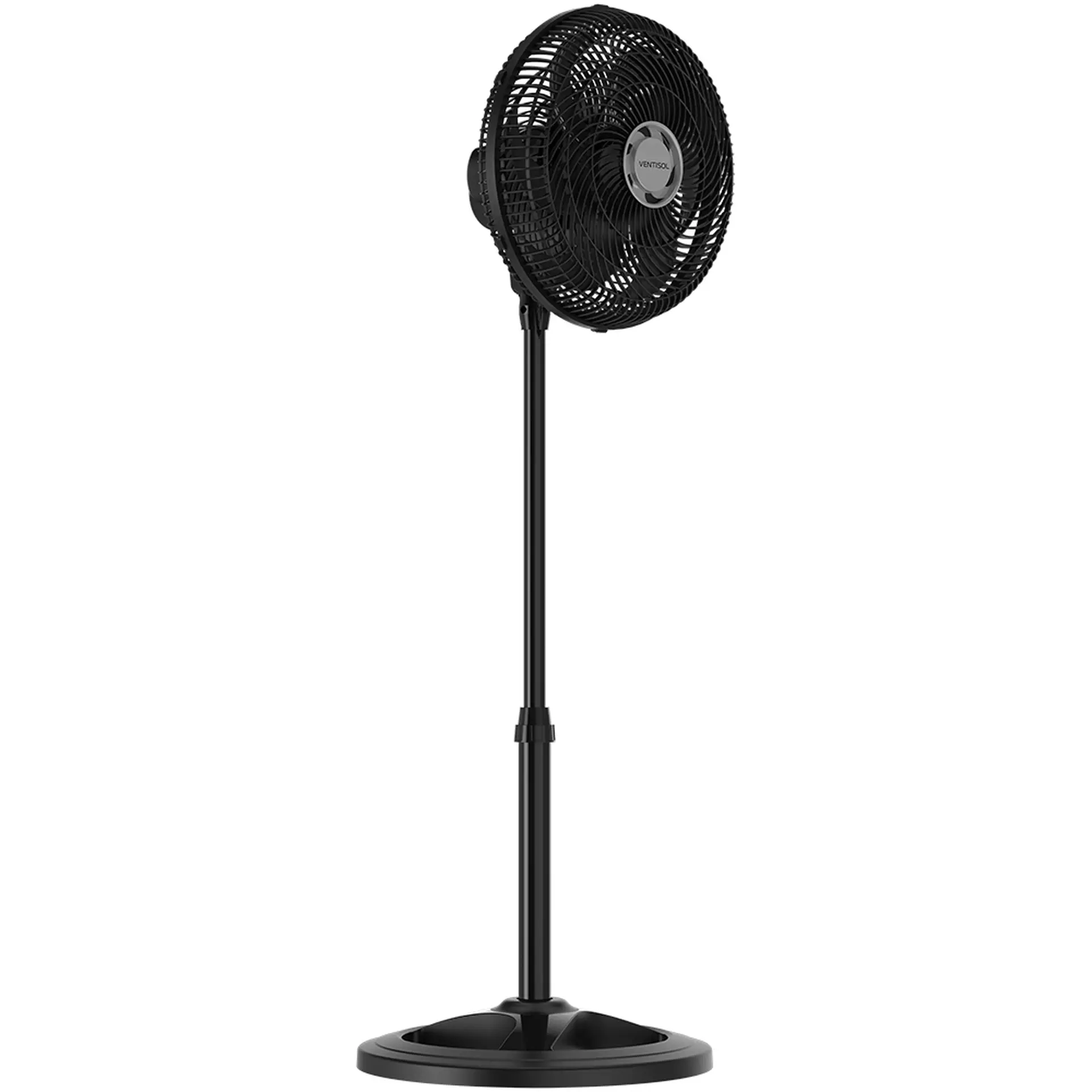 Ventilador de Coluna Ventisol Oscilante Turbo Premium 30cm 3 Velocidades - Preto - 220 Volts