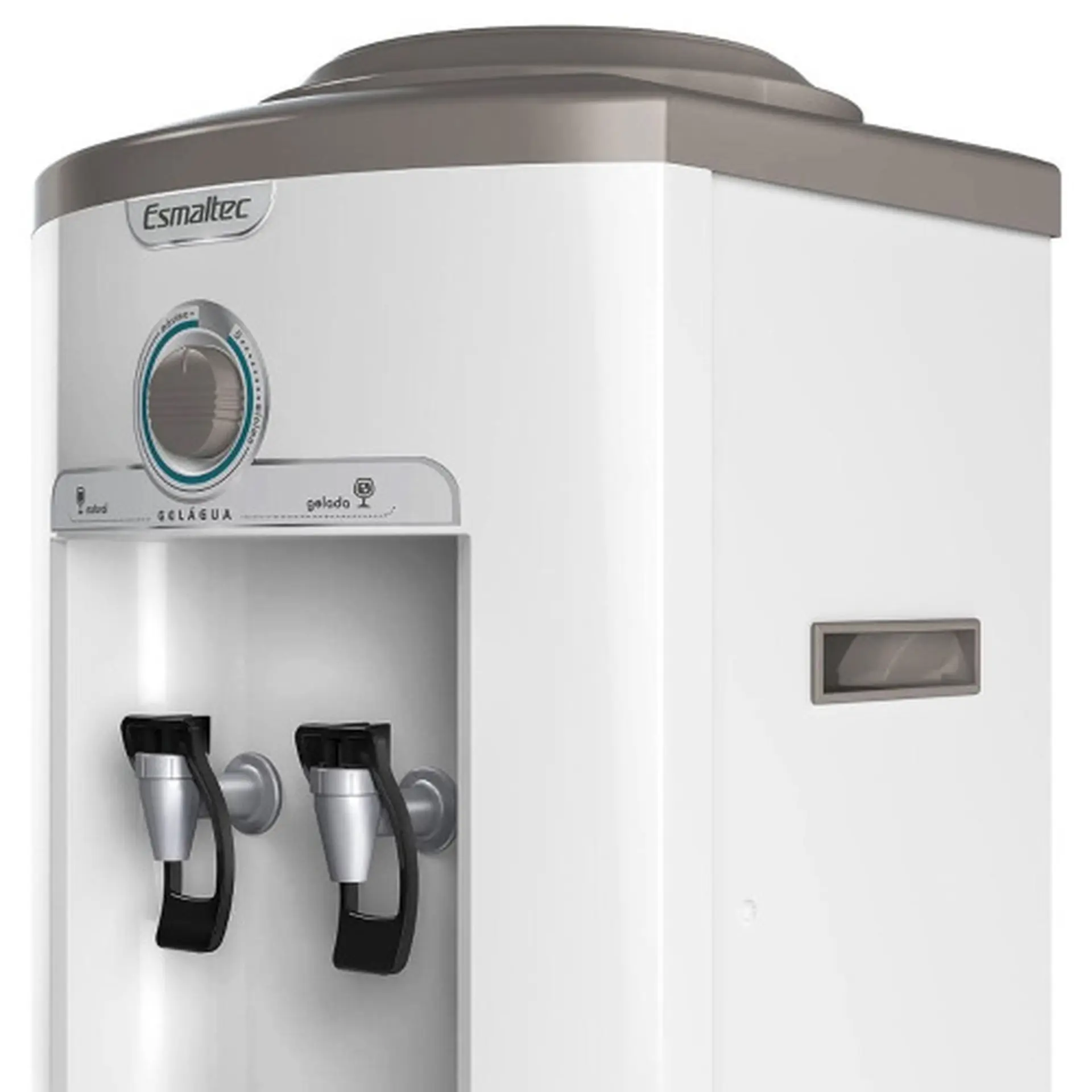 Bebedouro de Água Eletrônico com Sistema Easy Open Esmaltec EGC35B - Branco - 110 Volts