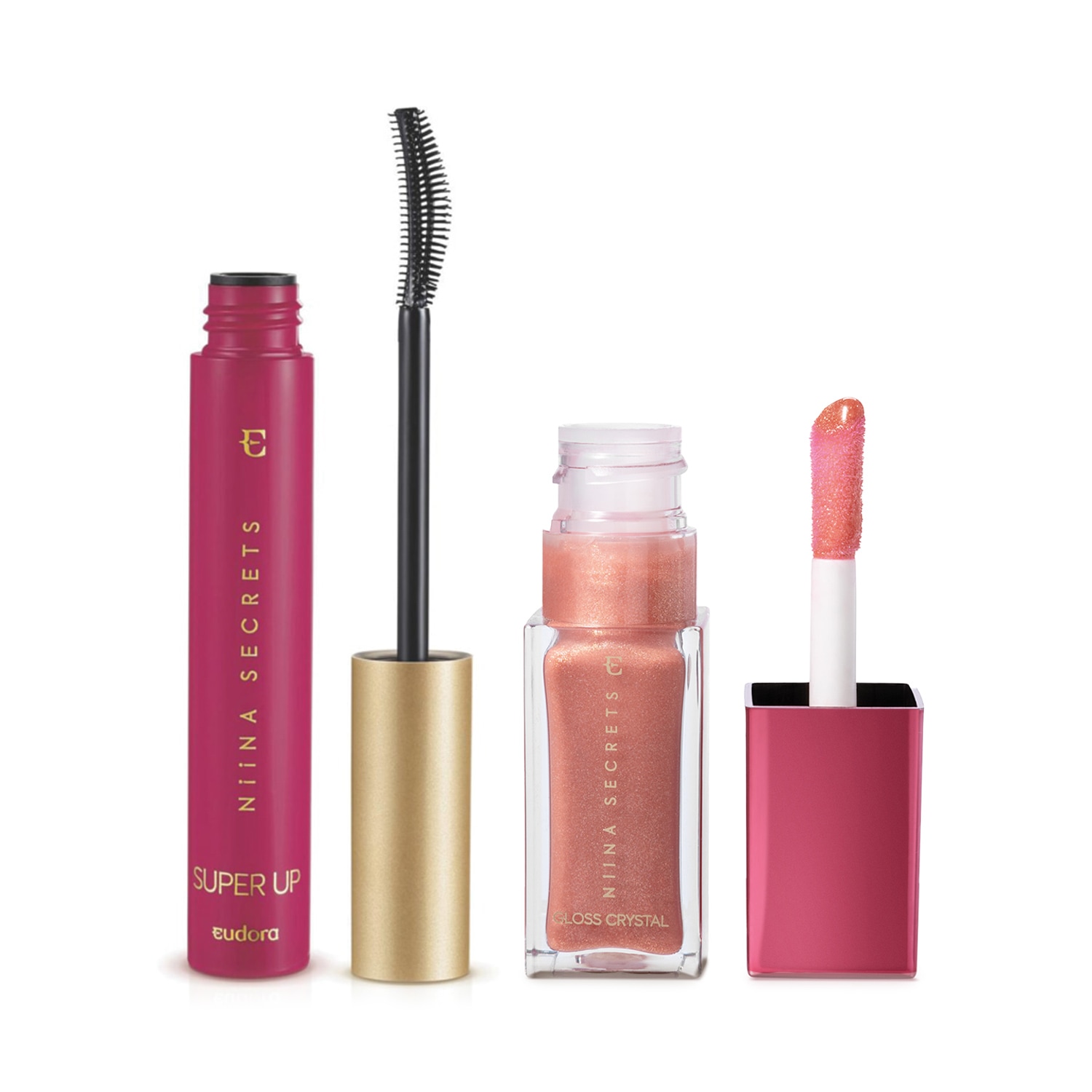 Combo Niina Secrets: Máscara para Cílios 8g + Gloss Topázio 7ml