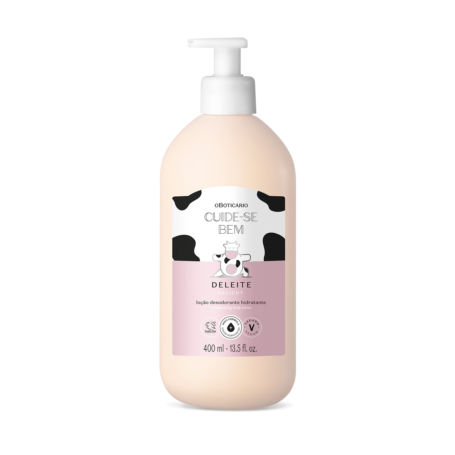 Combo Cuide-se Bem: Loção Corporal Deleite 400ml + Refil Rosa e Algodão 350ml