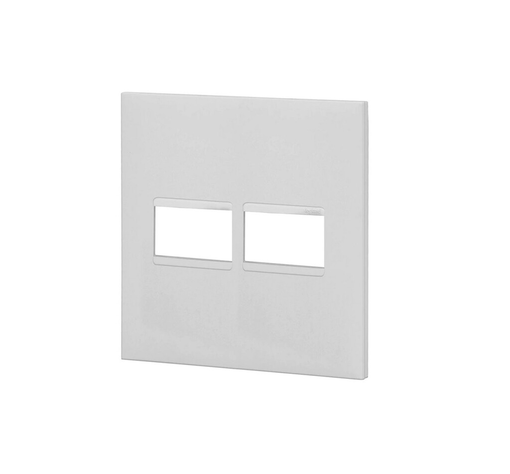 Espelho 4x4 para 2 Módulos Pial Plus+ I Legrand Branco - 618511BC - sem Suporte