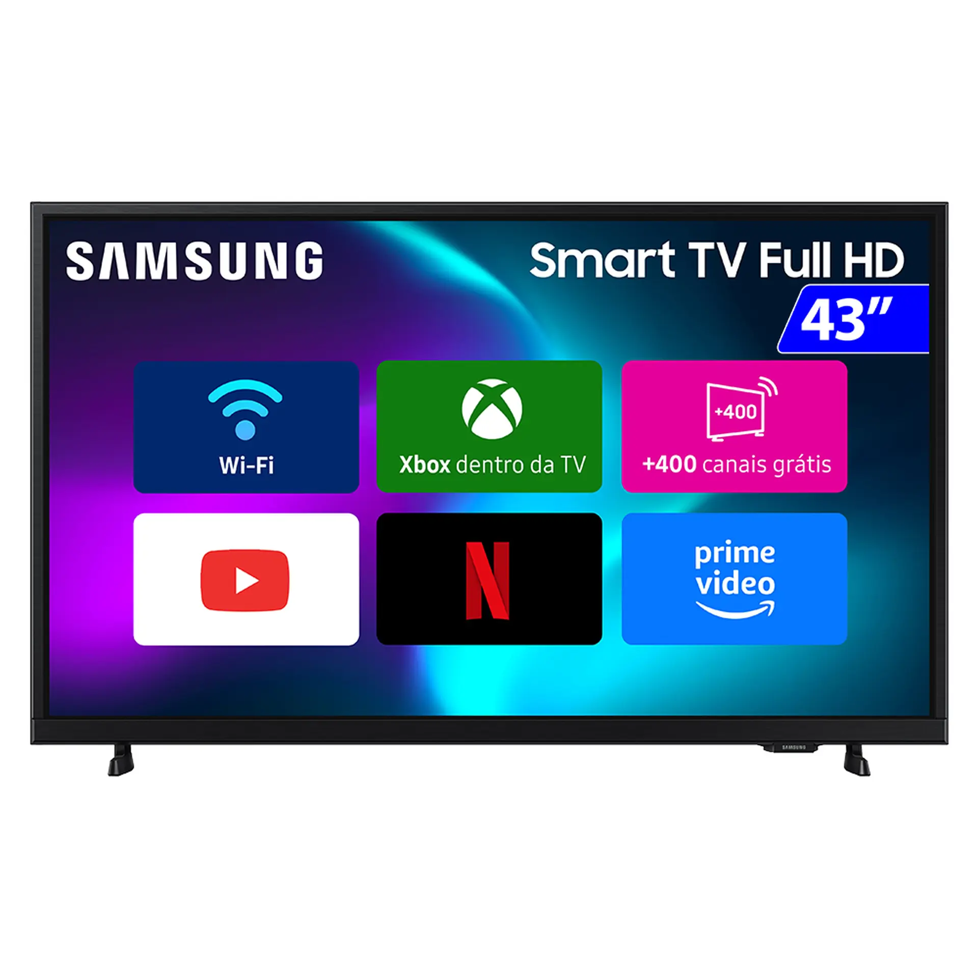 Smart TV Samsung LED 43” Full HD Wi-Fi Tizen UN43F6000FGXZD