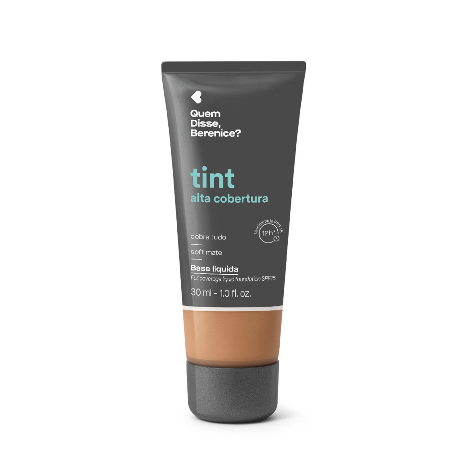 Base Líquida Tint Alta Cobertura Cor 245F Quem Disse, Berenice? 30ml