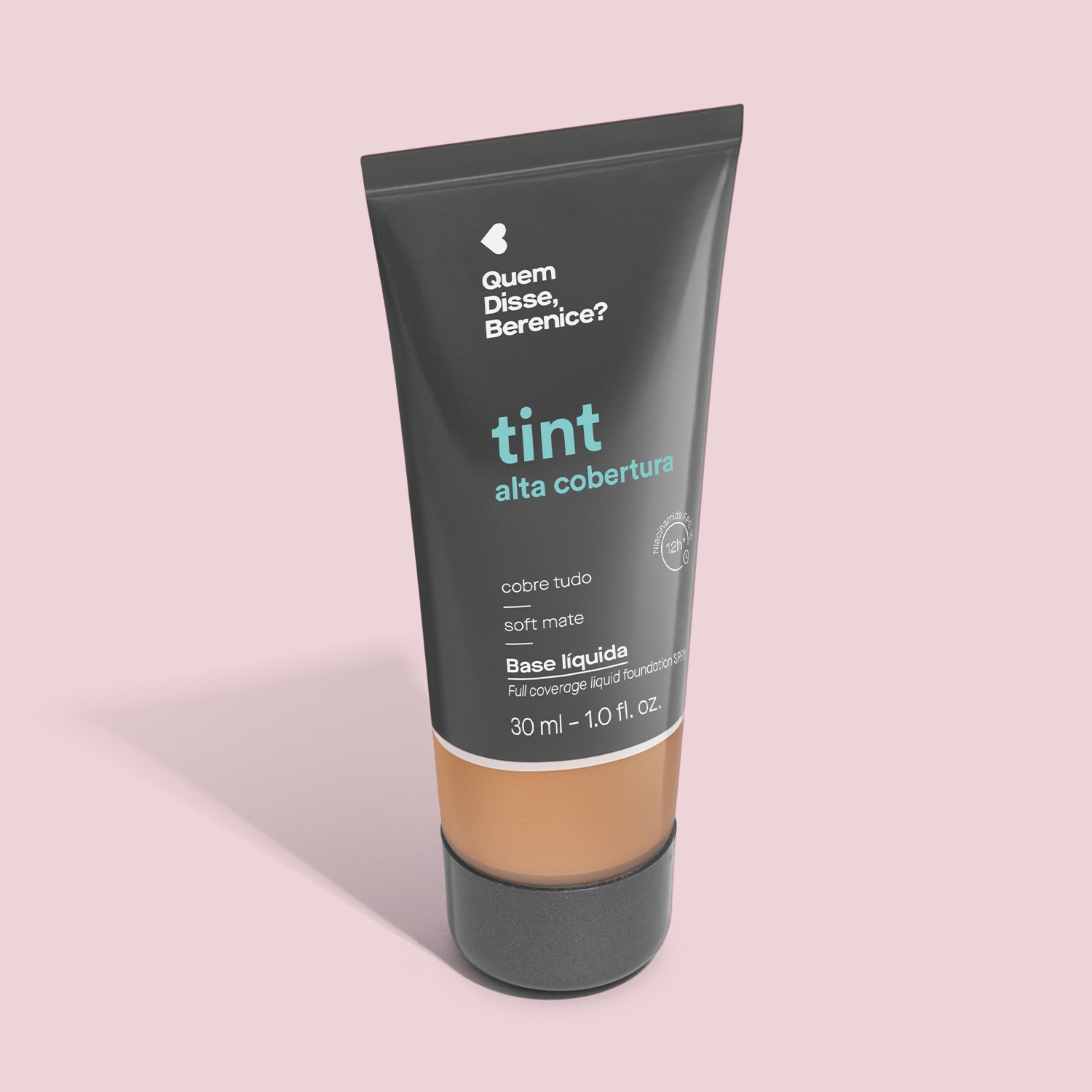 Base Líquida Tint Alta Cobertura Cor 245F Quem Disse, Berenice? 30ml