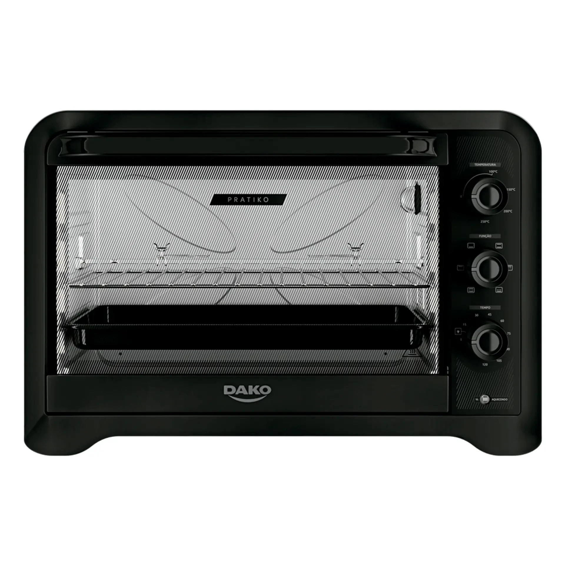 Forno Elétrico 70L Dako Pratiko - Preto - 220 Volts