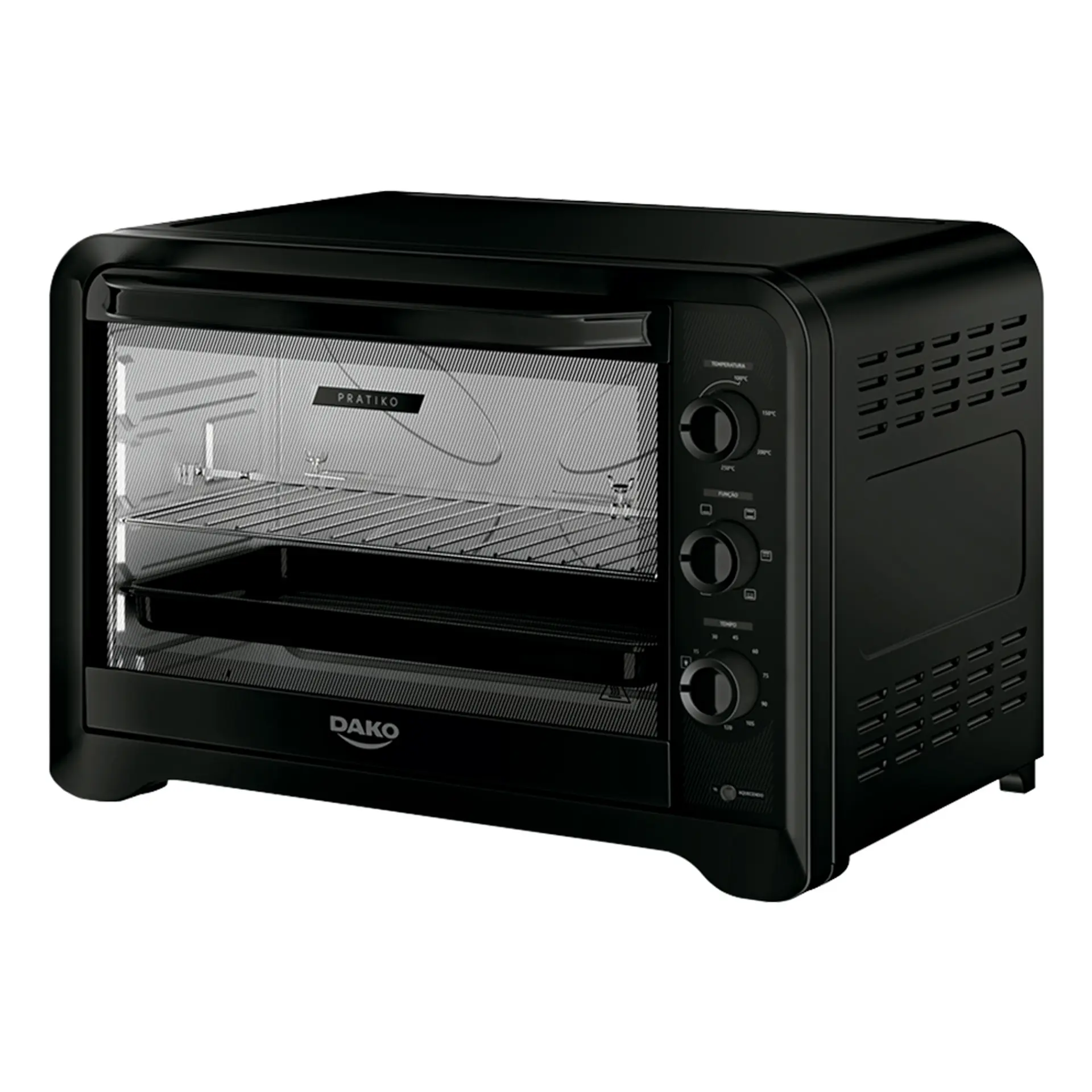 Forno Elétrico 70L Dako Pratiko - Preto - 220 Volts