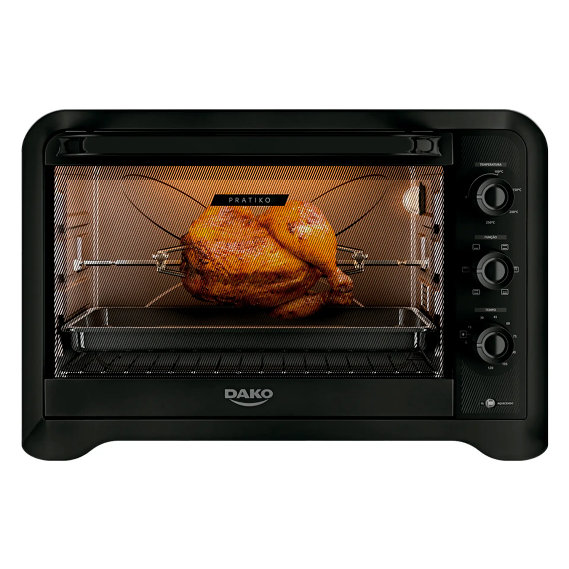 Forno Elétrico 70L Dako Pratiko - Preto - 220 Volts