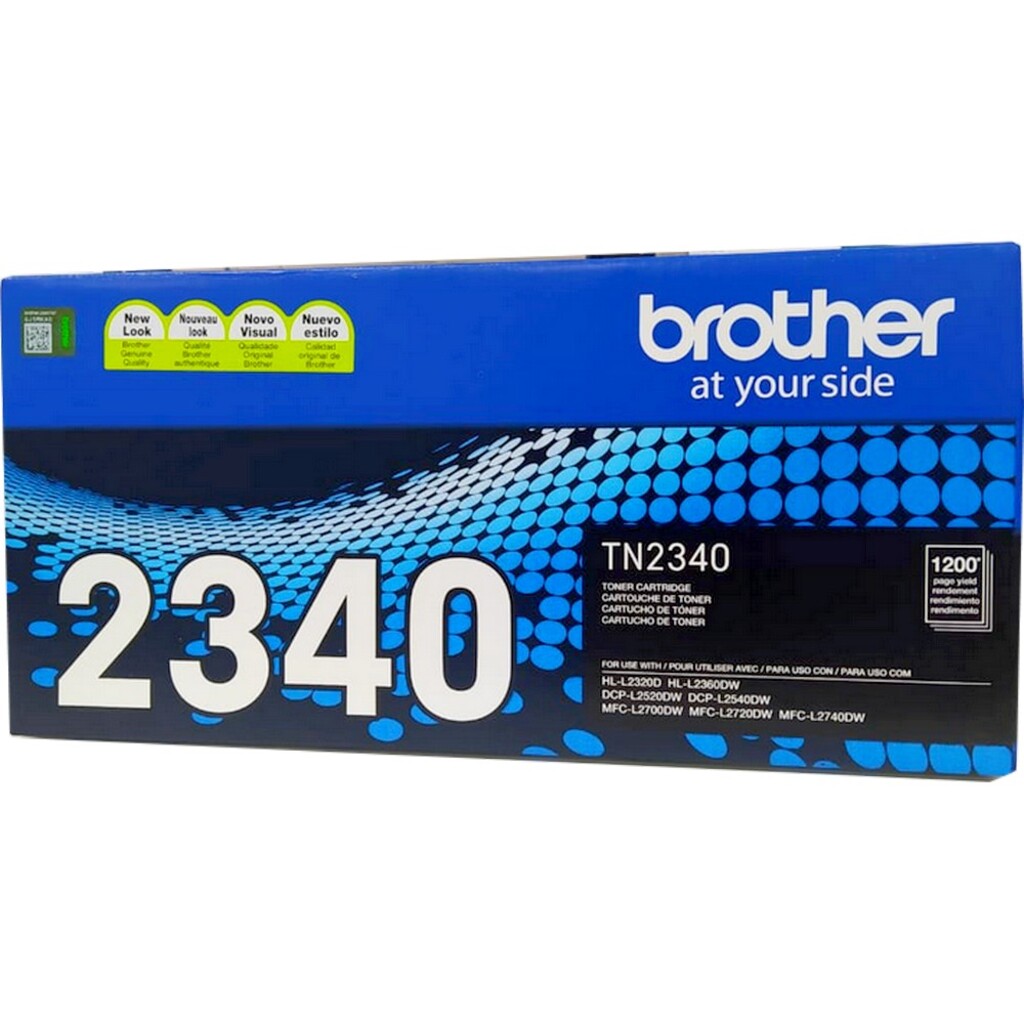 Toner Brother Preto Original - TN2340BR - 1.200 páginas para MFCL2740DW, MFCL2720DW, MFCL2700DW, DCPL2540DW, DCPL2520DW, HLL2360DW, HLL2320D
