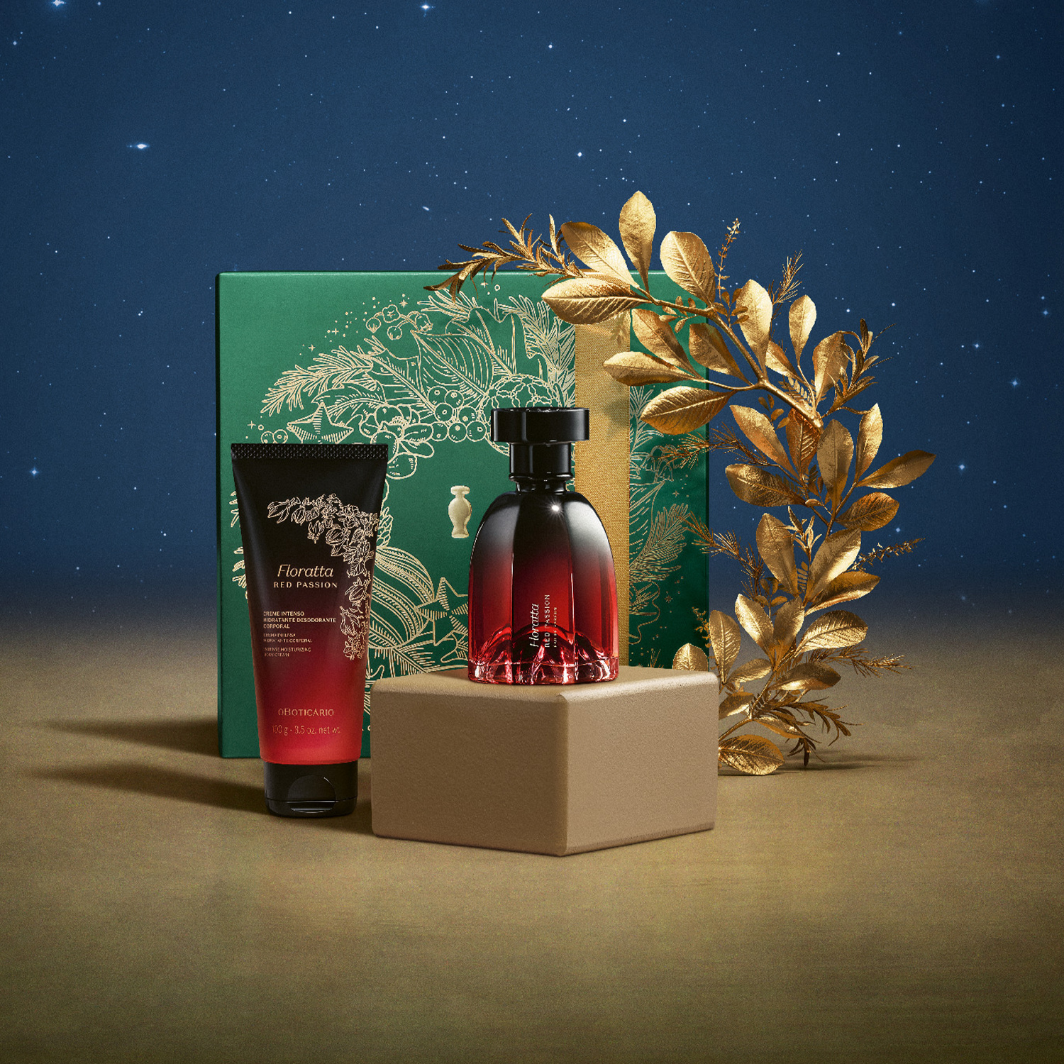Kit Presente Natal Foratta Red Passion (2 itens)