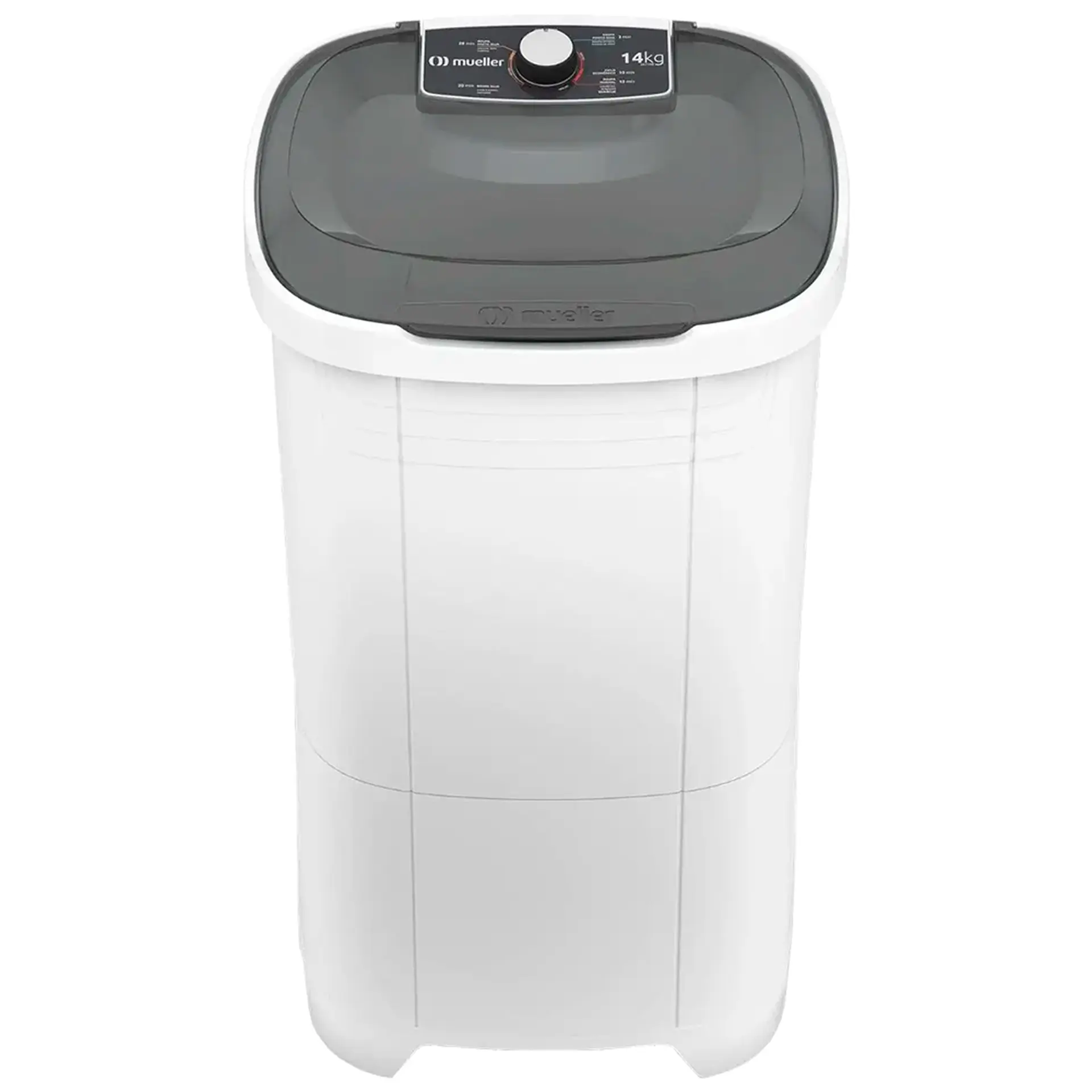Tanquinho Mueller 14kg Semiautomático com Agitador Removível MLT14B - Branco - 110 Volts