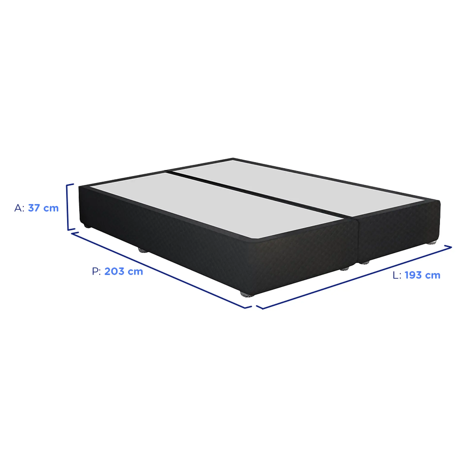 Colchão Cama Box Gazin Molas BlueWave King Size Primeline Relax 193x203